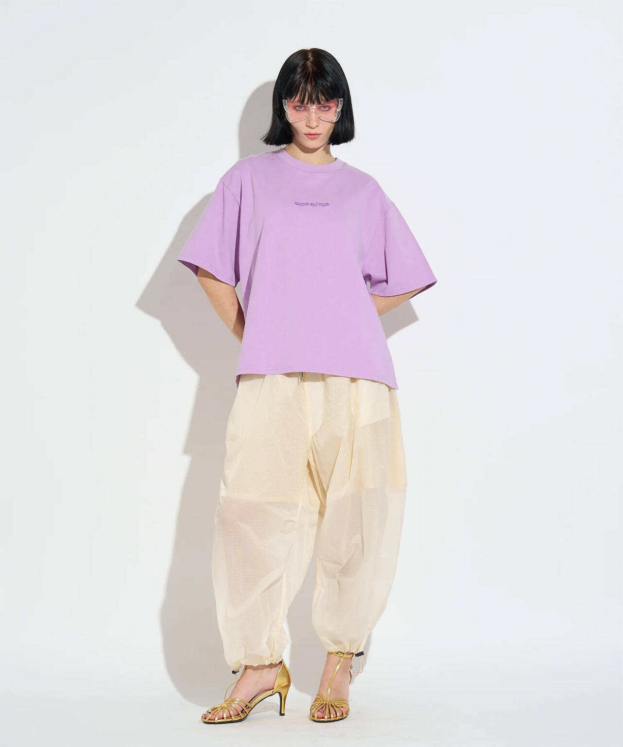 ANNA SUI NYC/アナ スイ エヌワイシー/ラメロゴＴシャツ