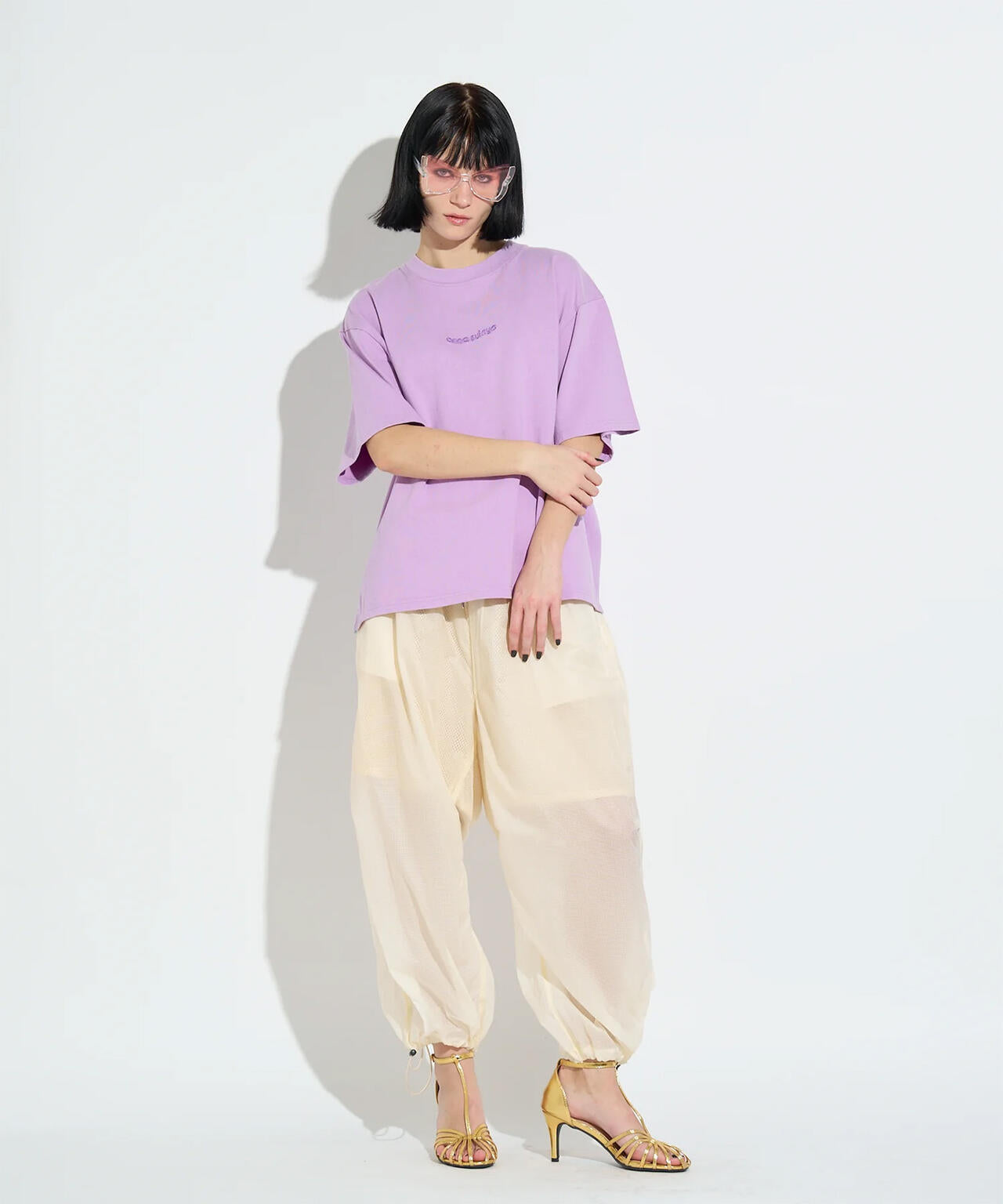 ANNA SUI NYC/アナ スイ エヌワイシー/ラメロゴＴシャツ