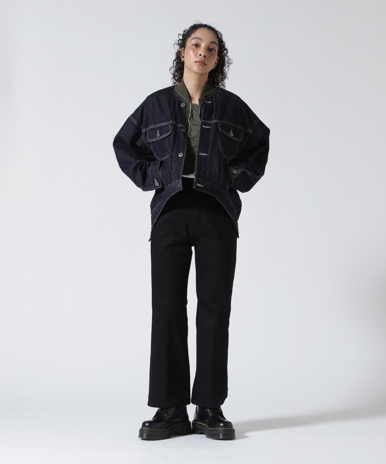 UN3D./アンスリード/MA-1 DOCKING DENIM JACKET