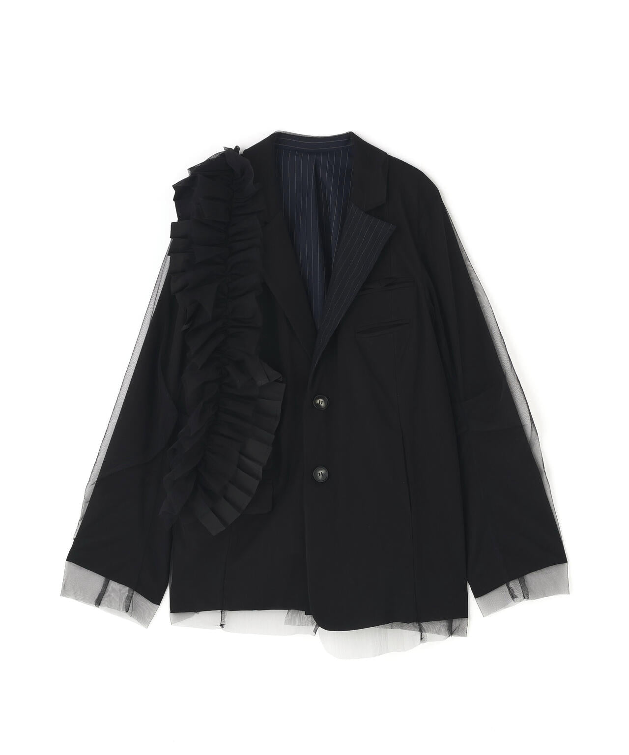 AULA AILA/アウラアイラ/REVERSIBLE SHEER JACKET