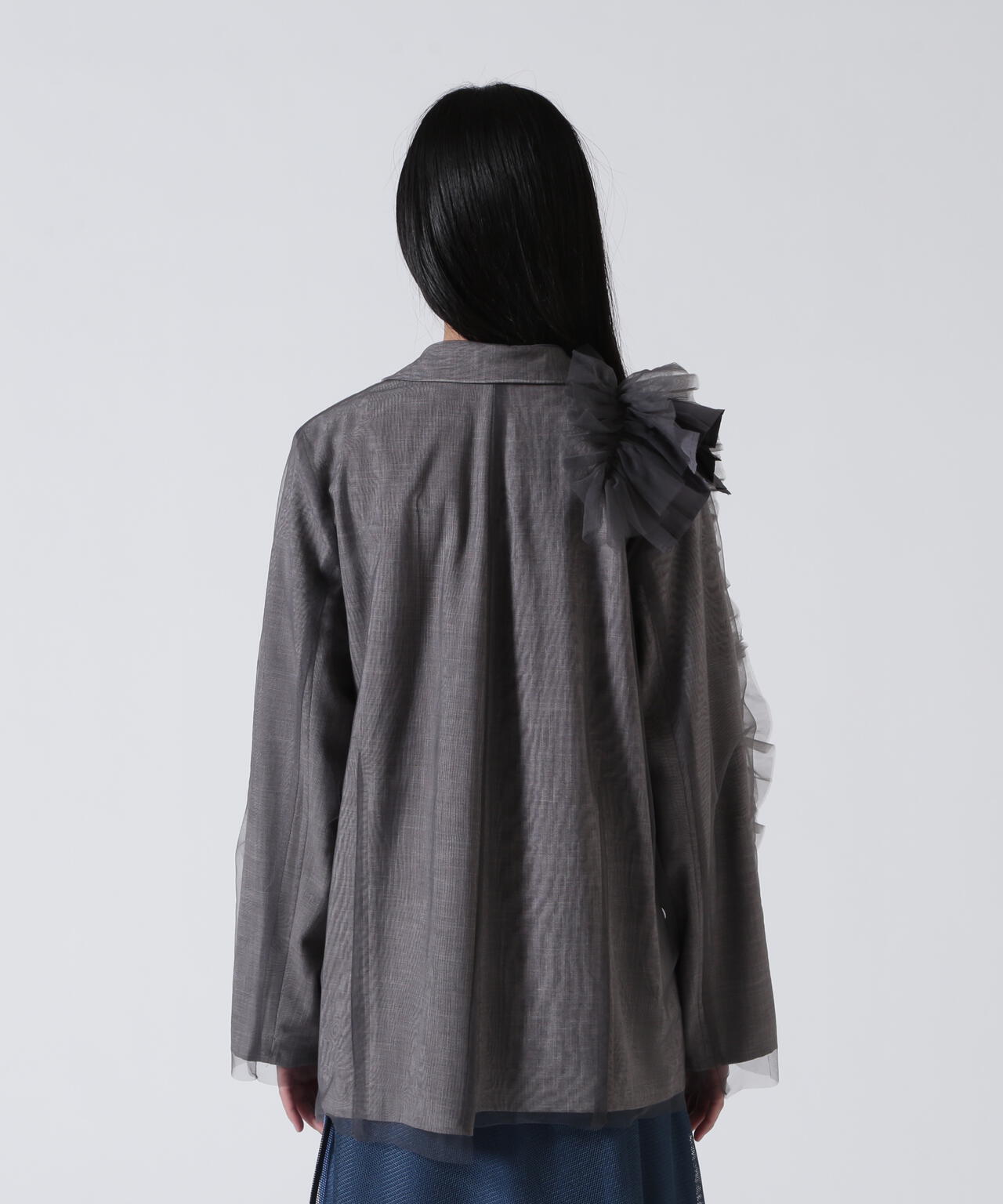 AULA AILA/アウラアイラ/REVERSIBLE SHEER JACKET