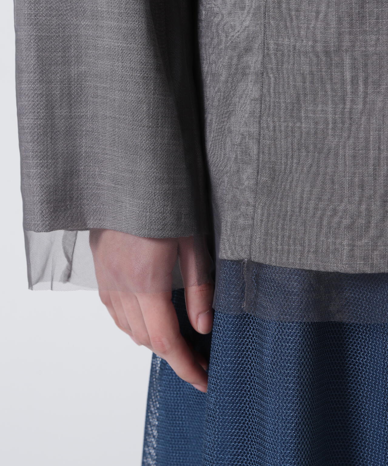 AULA AILA/アウラアイラ/REVERSIBLE SHEER JACKET