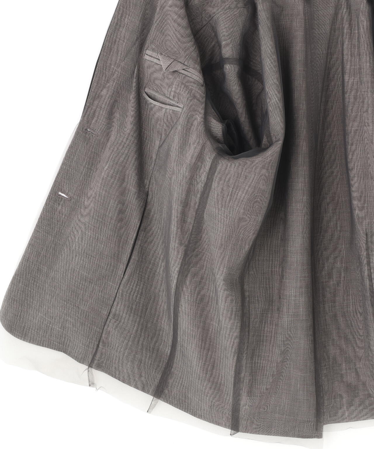 AULA AILA/アウラアイラ/REVERSIBLE SHEER JACKET