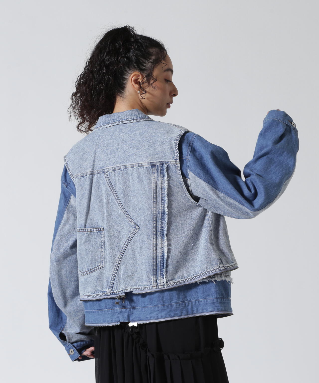 AULA AILA/アウラアイラ/4WAY DENIM JACKET