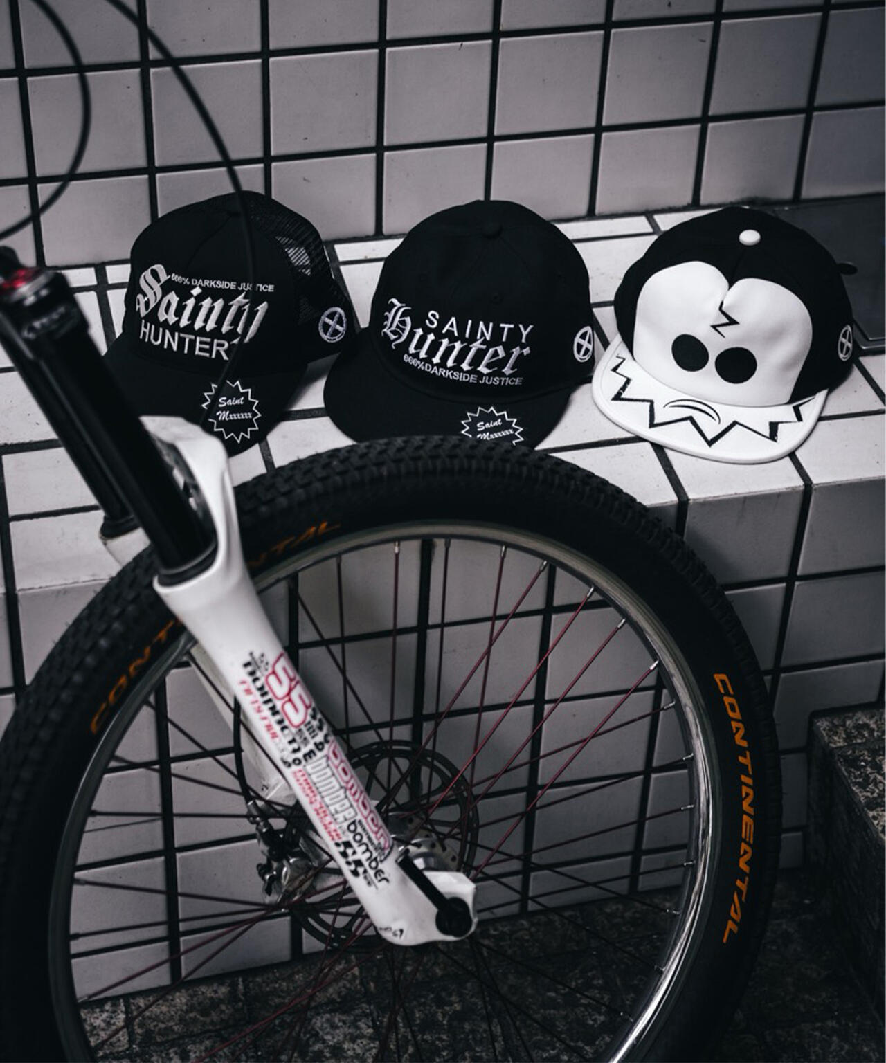 SAINT MICHAEL/セントマイケル/BH_CAP/SAINTY HUNTER/BLACK