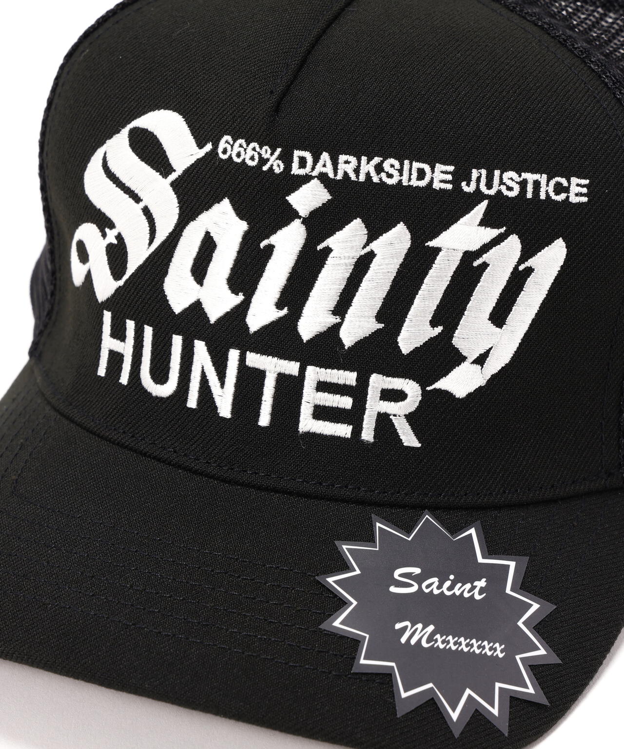 SAINT MICHAEL/セントマイケル/BH＿MESH CAP/HUNTER/BLACK