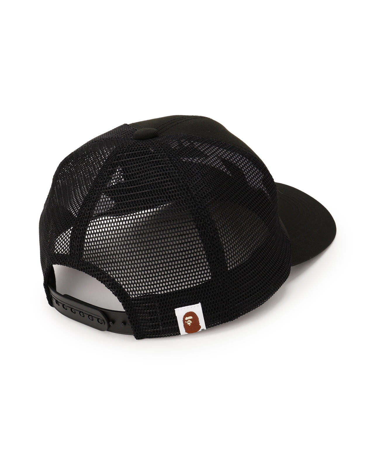 SAINT MICHAEL×A BATHING APE/BAPE_MESH CAP/BLK