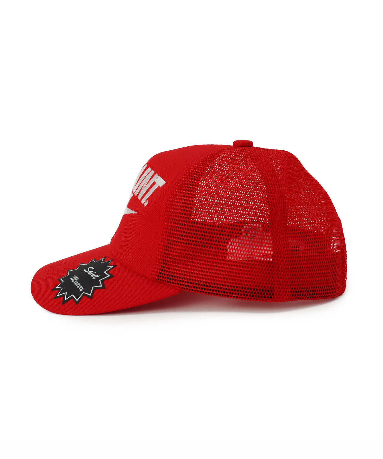 SAINT MICHAEL×A BATHING APE/BAPE_MESH CAP/RED