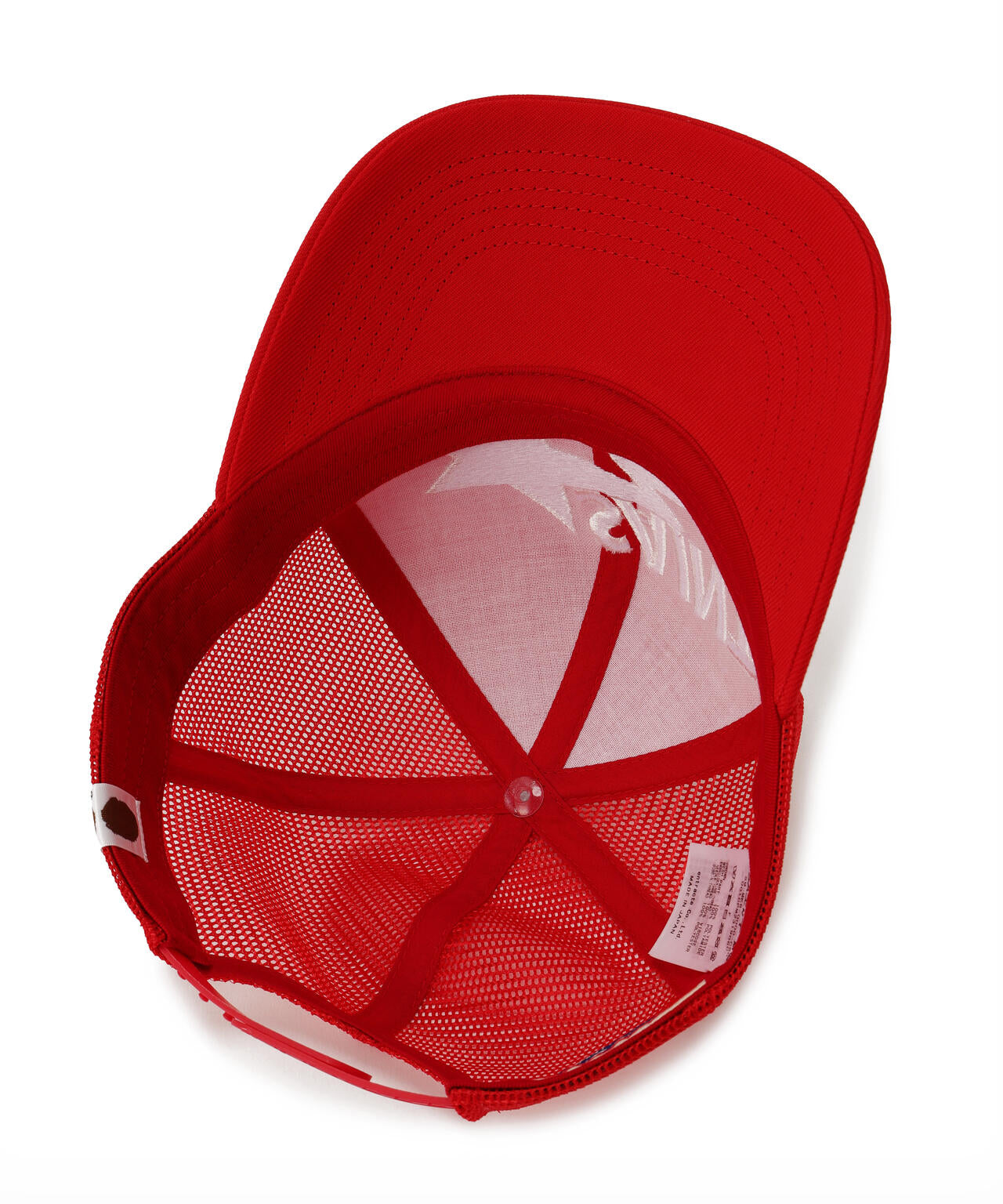 SAINT MICHAEL×A BATHING APE/BAPE_MESH CAP/RED