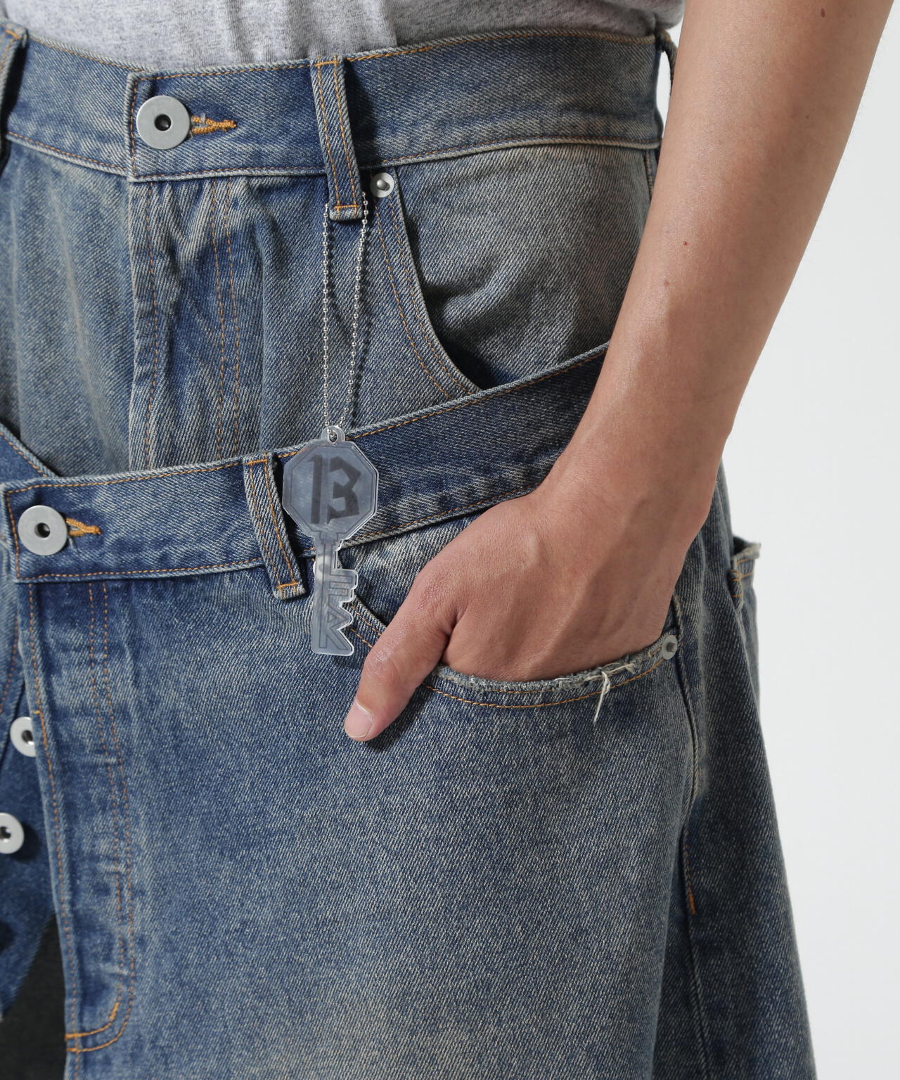 FR(13)NDS/フレンズ/LAYER DENIM SHORTS