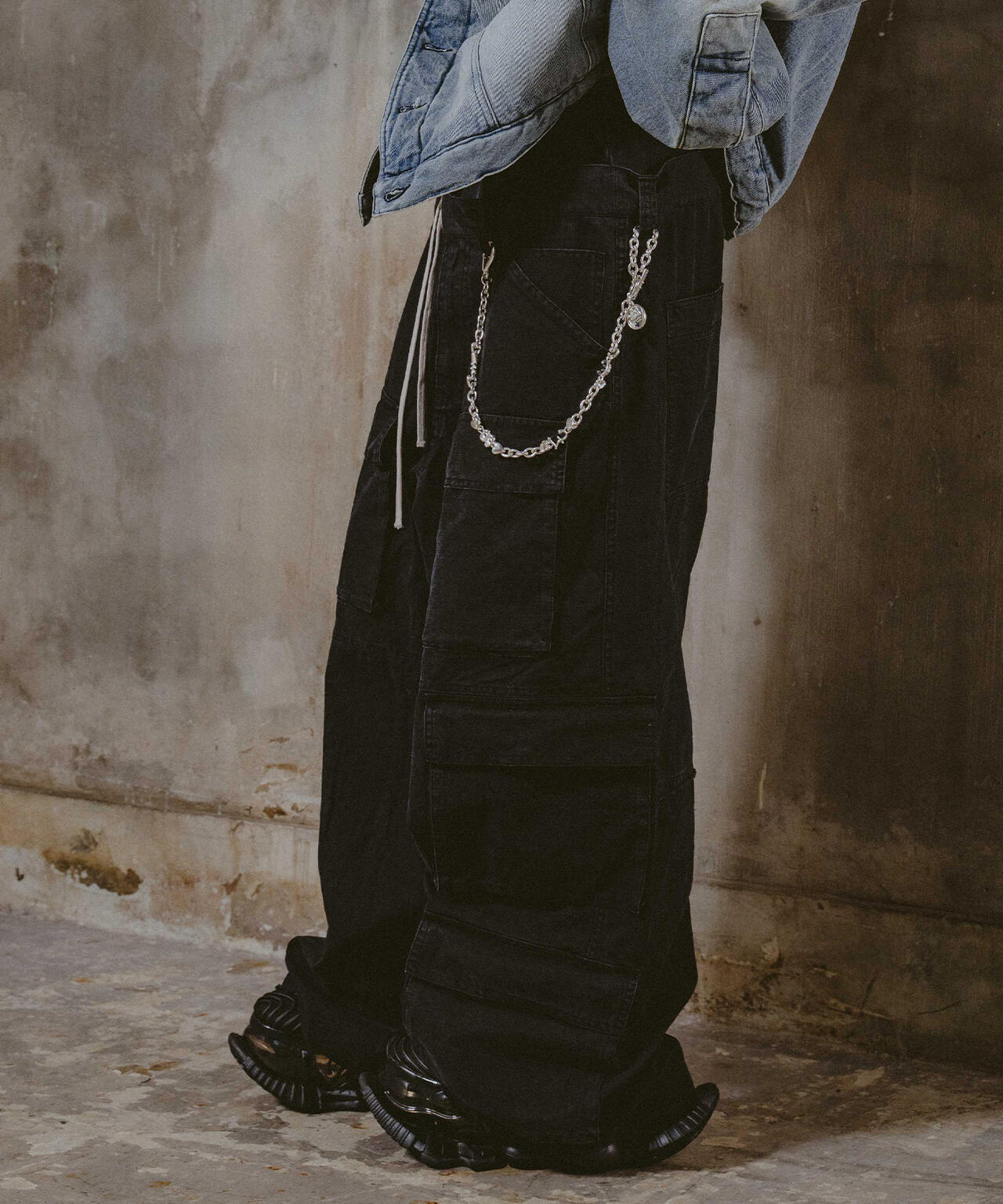 FR(13)NDS/フレンズ/DOUBLE WAIST CARGO PANTS