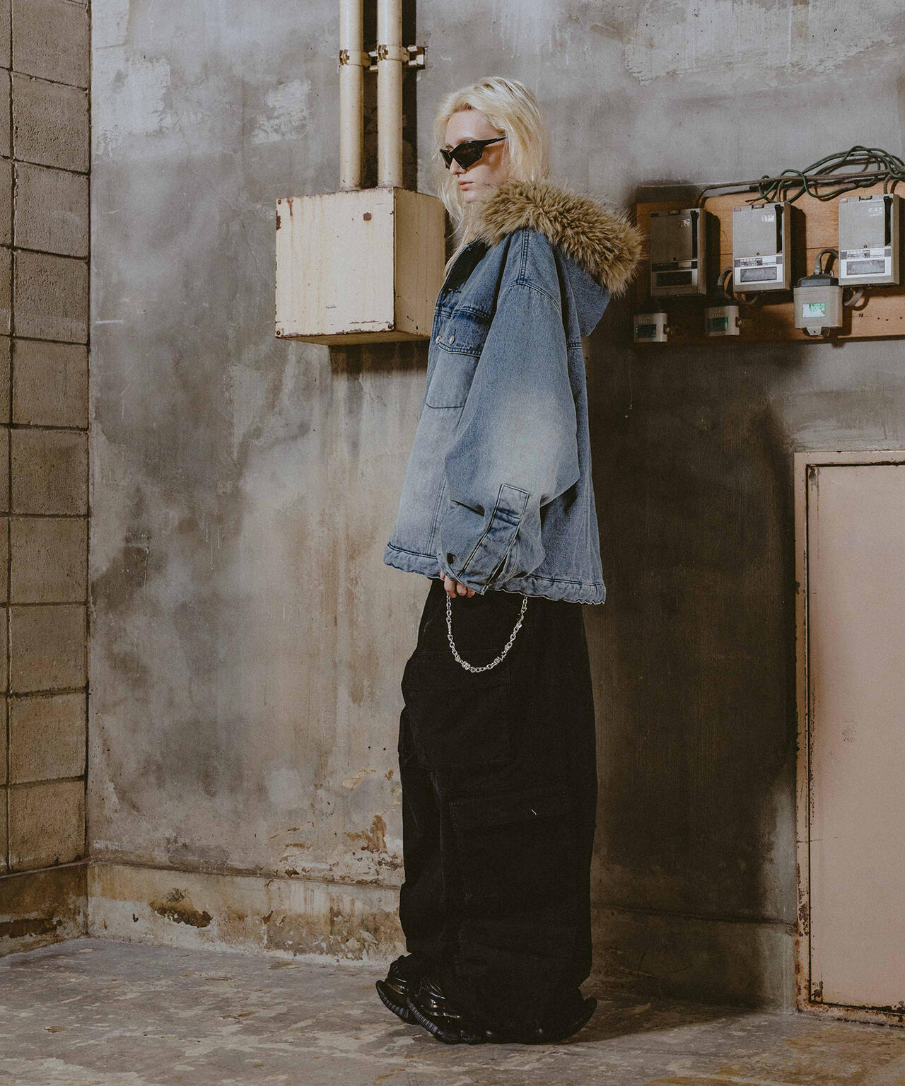 FR(13)NDS/フレンズ/DOUBLE WAIST CARGO PANTS