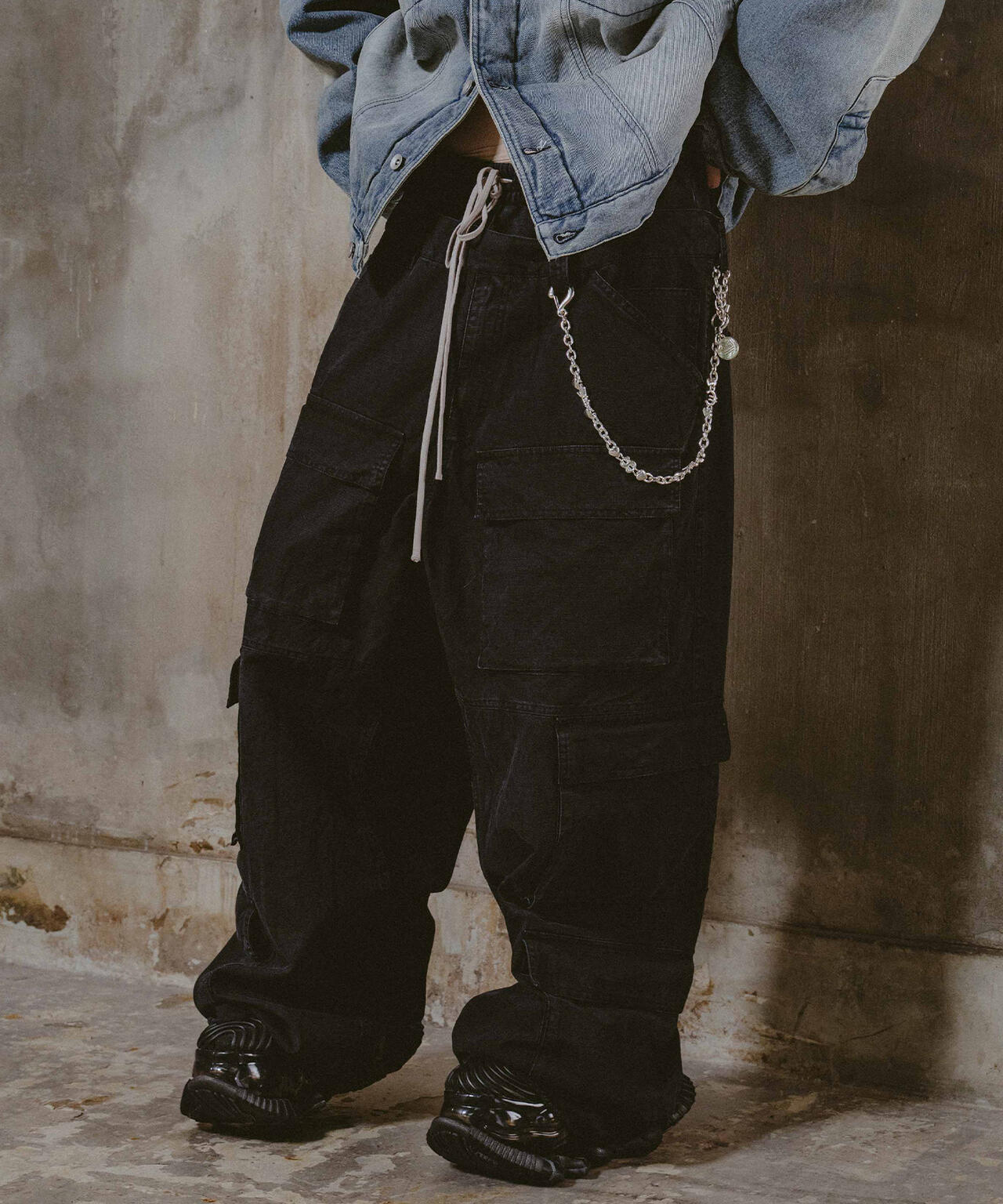 FR(13)NDS/フレンズ/DOUBLE WAIST CARGO PANTS