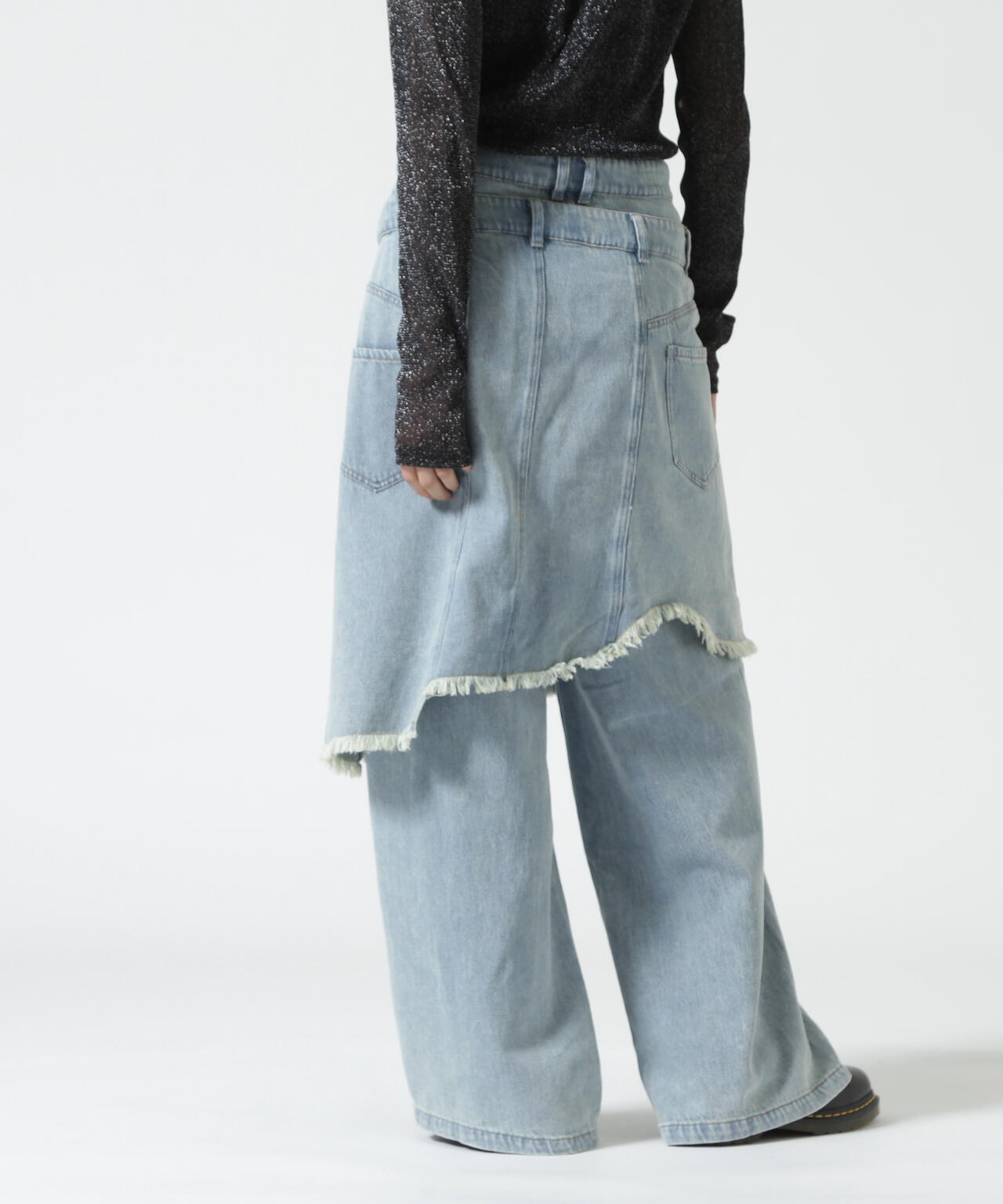 AULA AILA/アウラアイラ/OVERLAP SKIRT LAYERED DESIGN