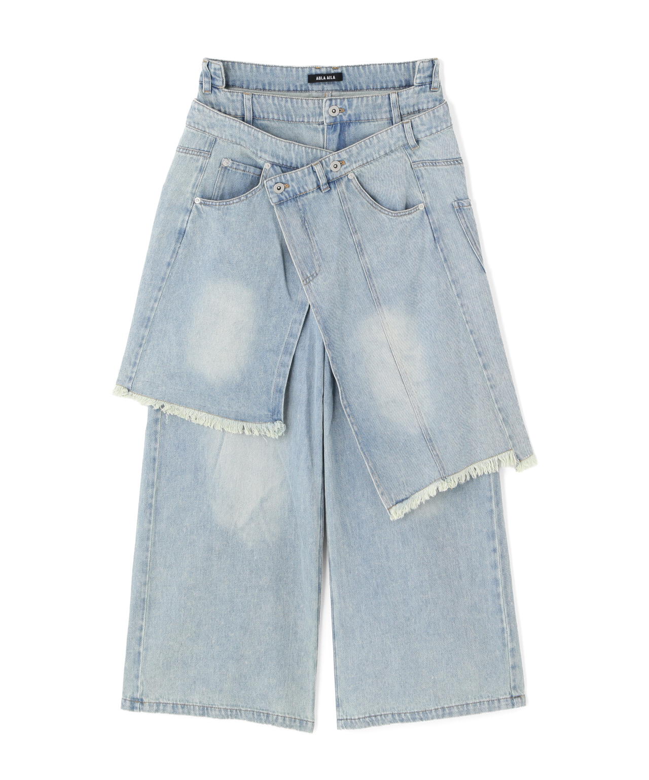 AULA AILA/アウラアイラ/OVERLAP SKIRT LAYERED DESIGN