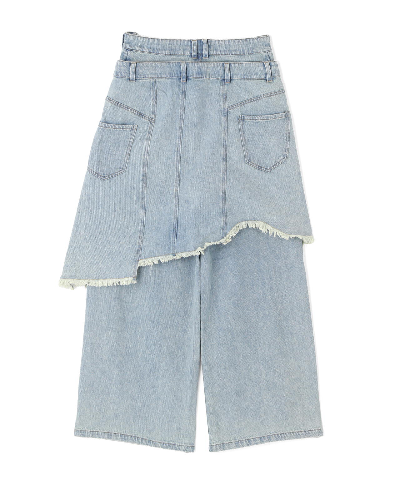 AULA AILA/アウラアイラ/OVERLAP SKIRT LAYERED DESIGN
