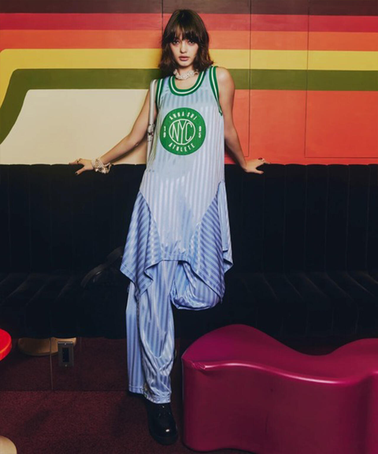 anna sui nyc/アナ スイ エヌワイシー/クロシェトラックパンツ