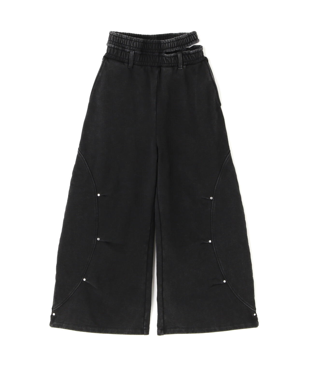 MITSUKI/ミツキ/EYELET TUCK SWEAT PANTS