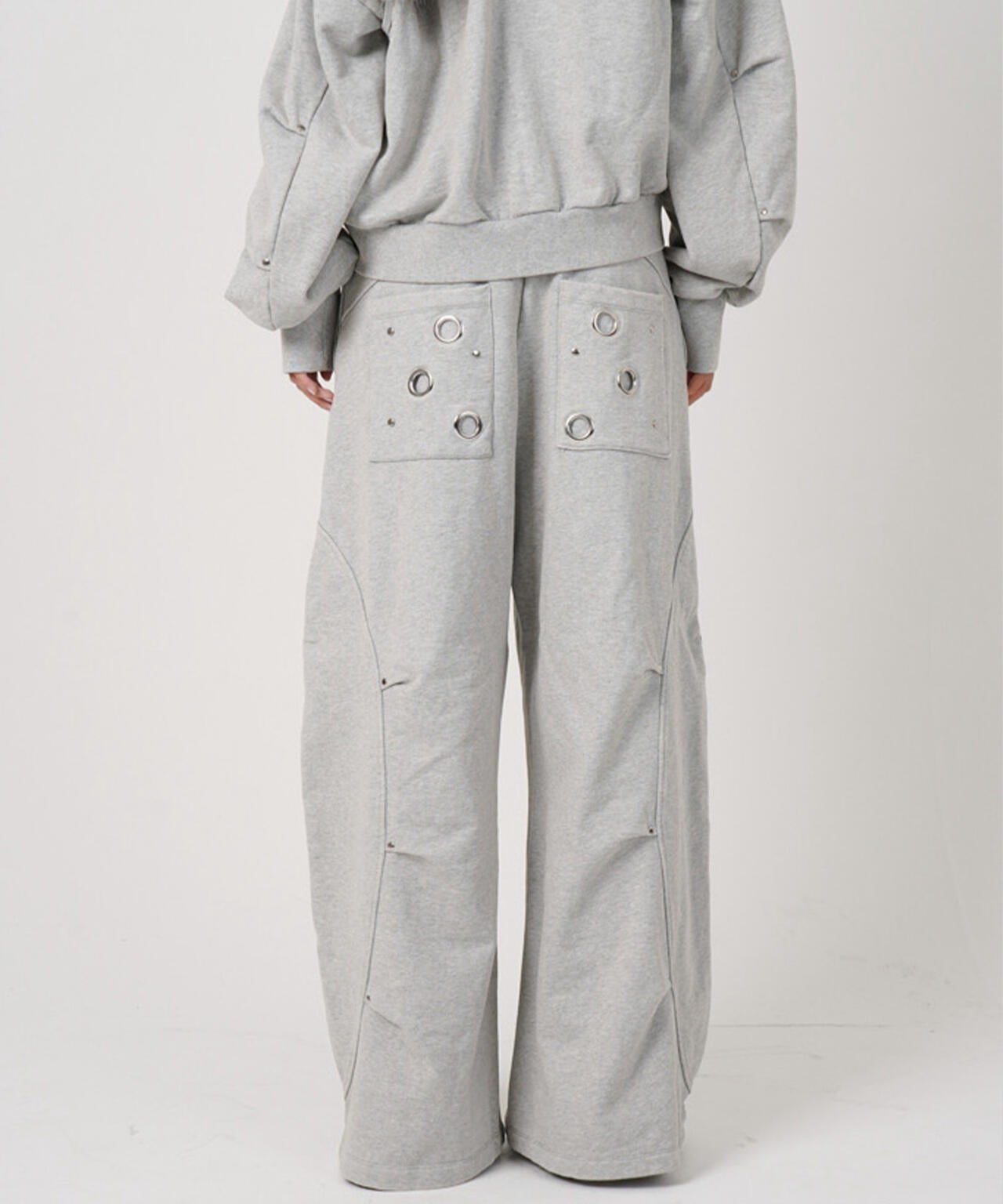 MITSUKI/ミツキ/EYELET TUCK SWEAT PANTS