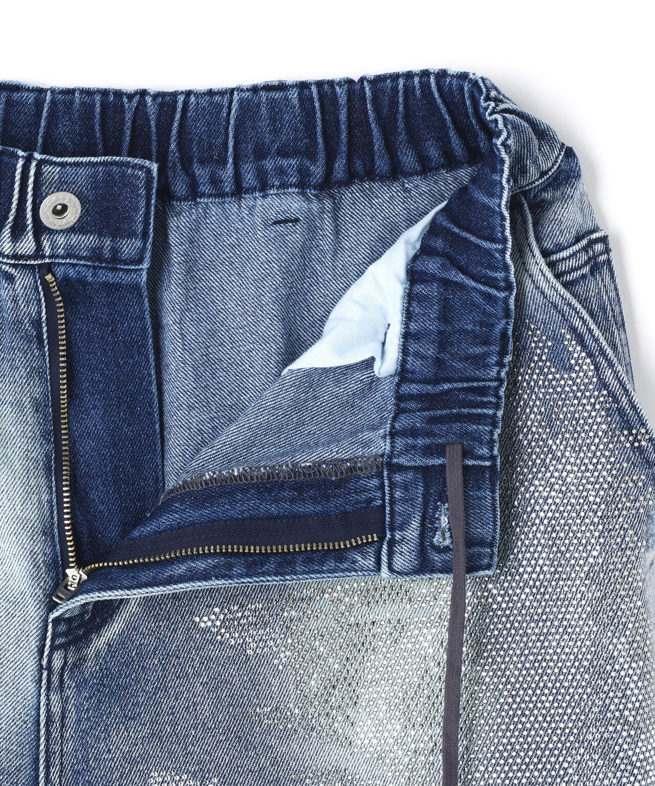 FR(13)NDS/フレンズ/LINE STONE DENIM SHORTS
