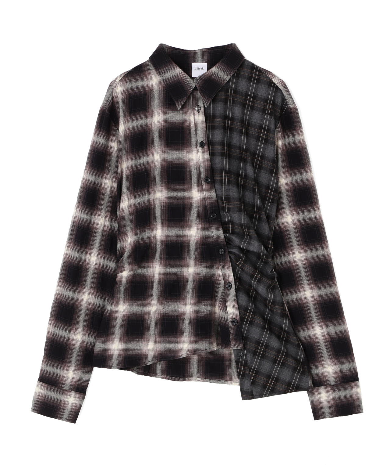 MITSUKI/ミツキ/ASYMMETRY PATTERN SHIRT