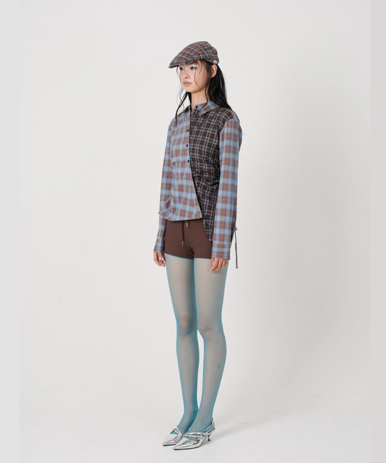 MITSUKI/ミツキ/ASYMMETRY PATTERN SHIRT