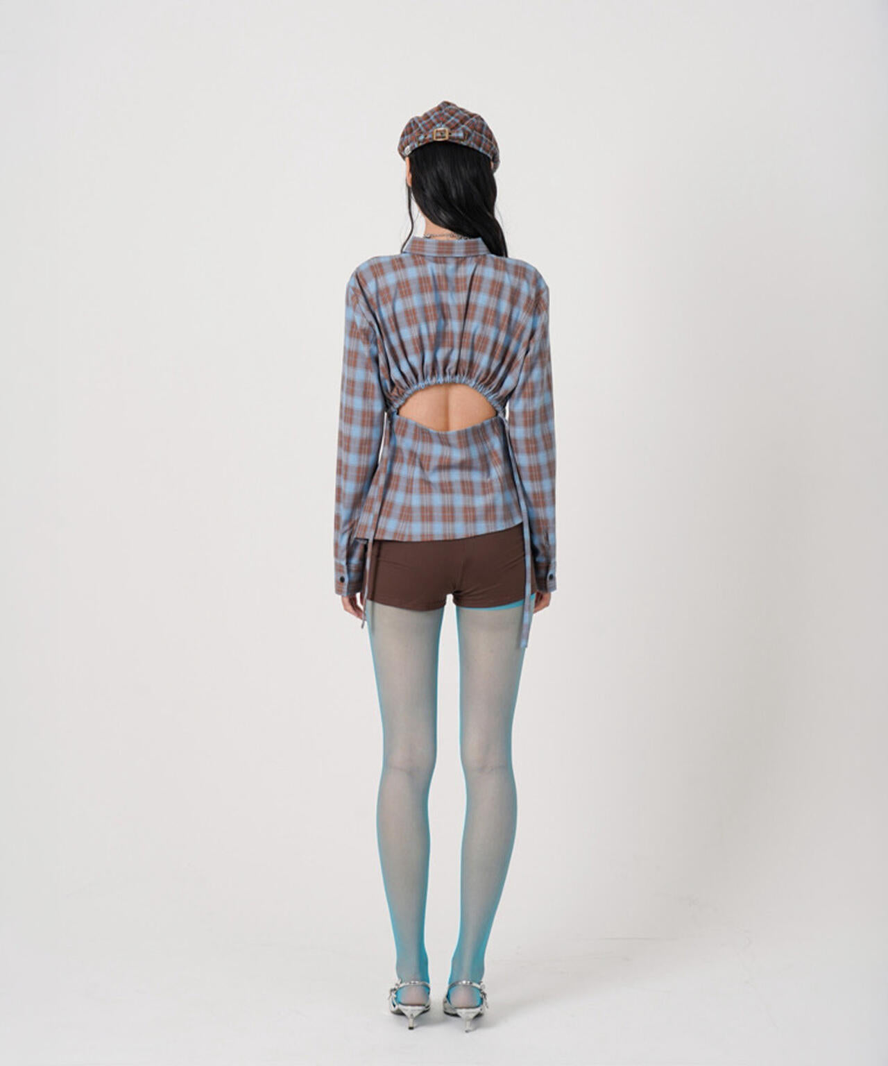 MITSUKI/ミツキ/ASYMMETRY PATTERN SHIRT