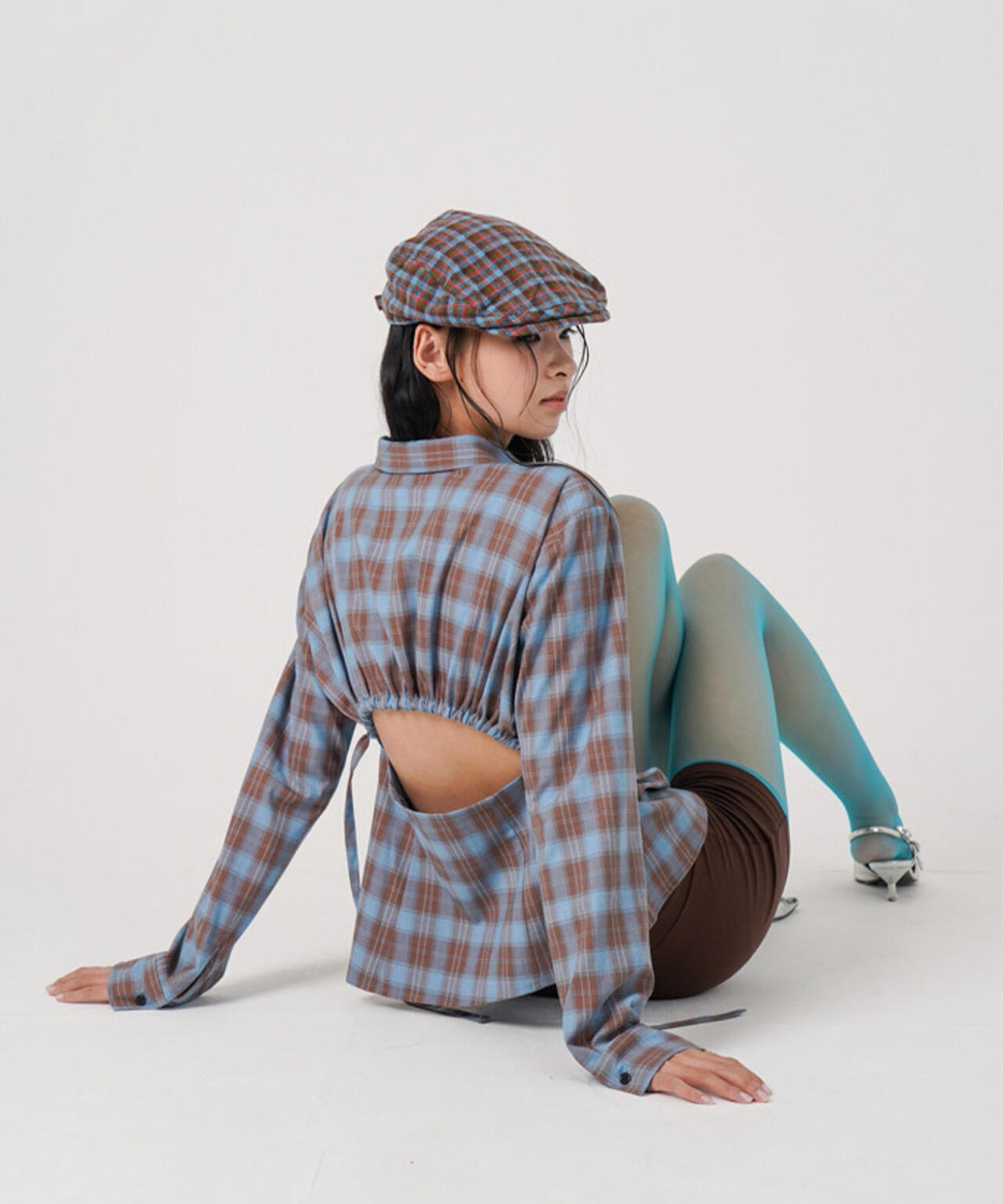 MITSUKI/ミツキ/ASYMMETRY PATTERN SHIRT