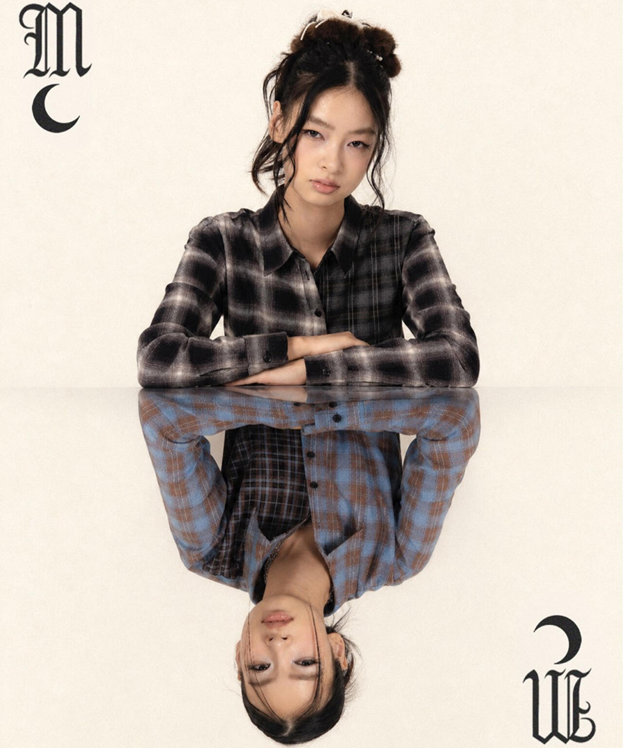 MITSUKI/ミツキ/ASYMMETRY PATTERN SHIRT
