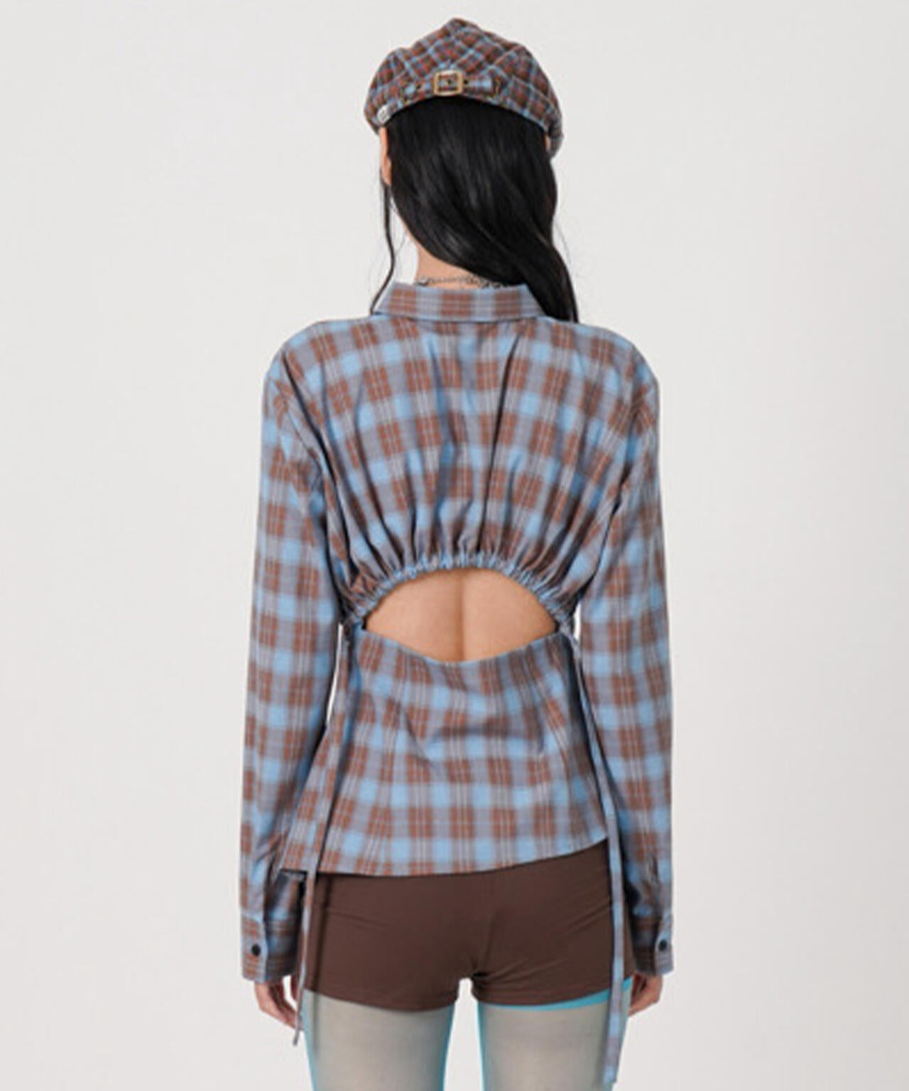 MITSUKI/ミツキ/ASYMMETRY PATTERN SHIRT