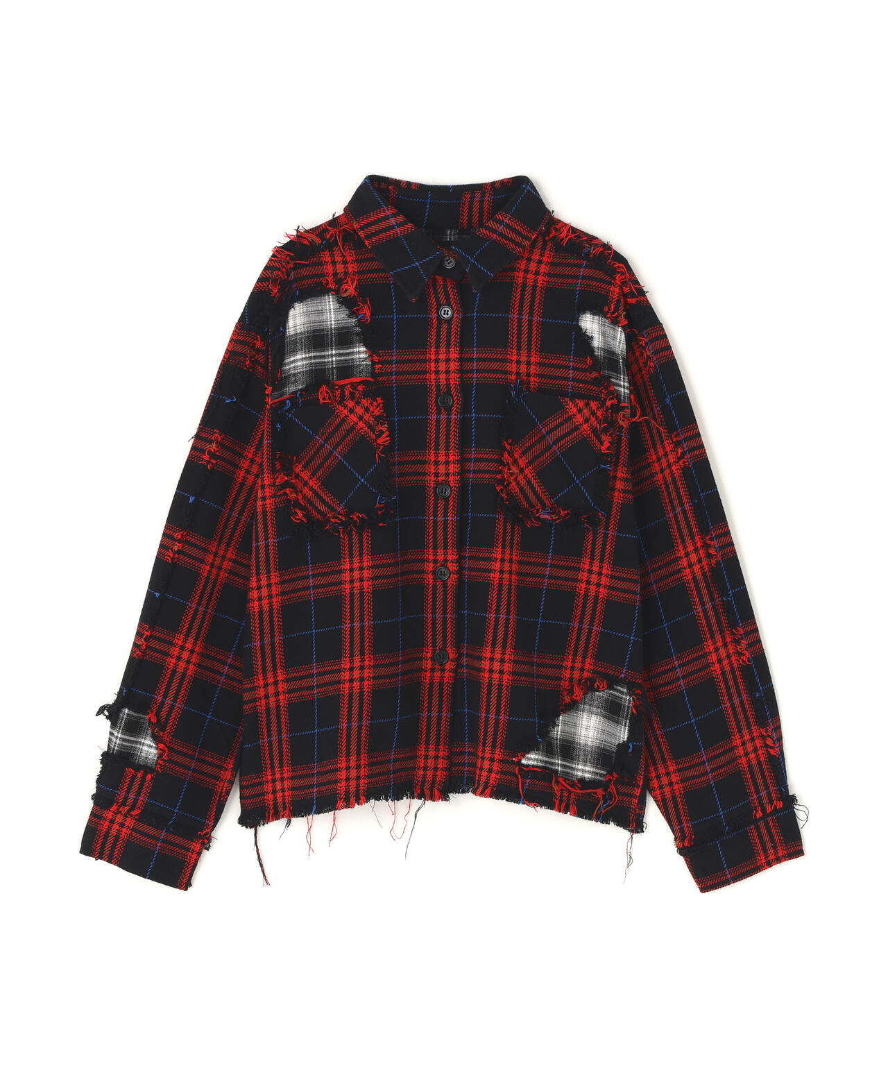 FR(13)NDS/フレンズ/WOMEN DAMAGE CHECK SHIRT