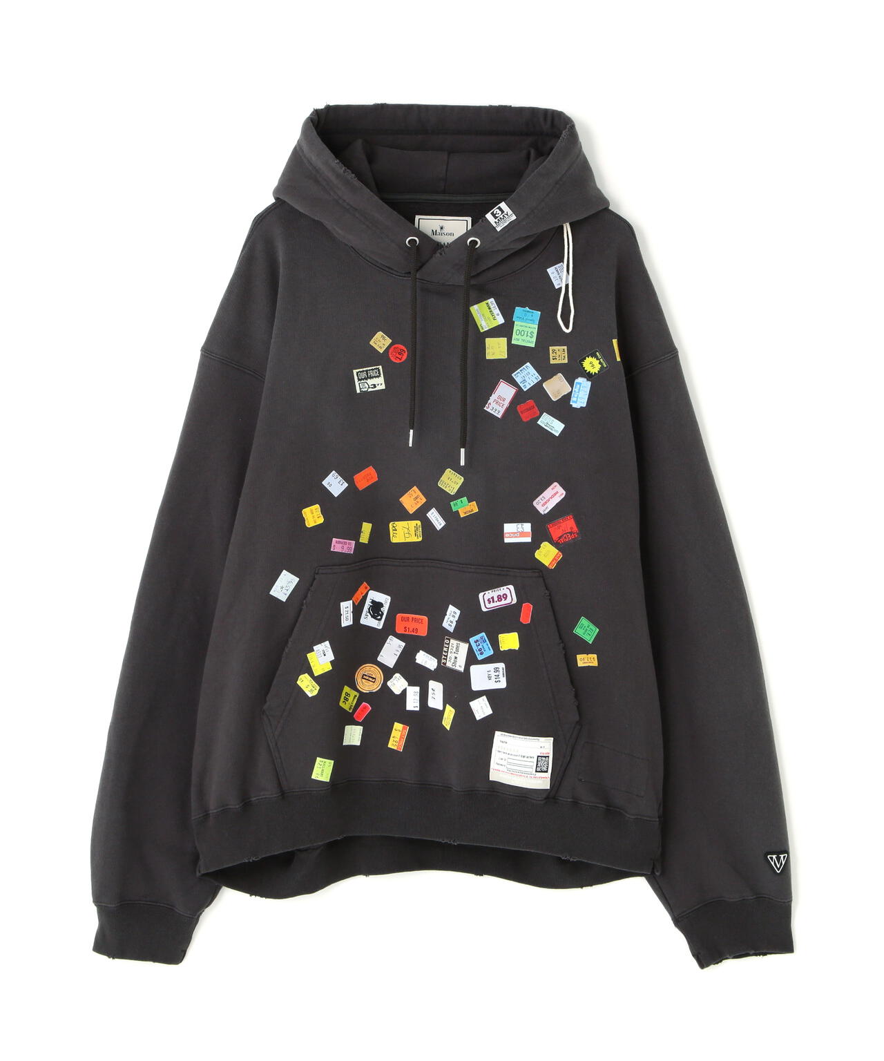 Maison MIHARAYASUHIRO/メゾン ミハラヤスヒロ/PRICE STICKER SWEAT HOODIE