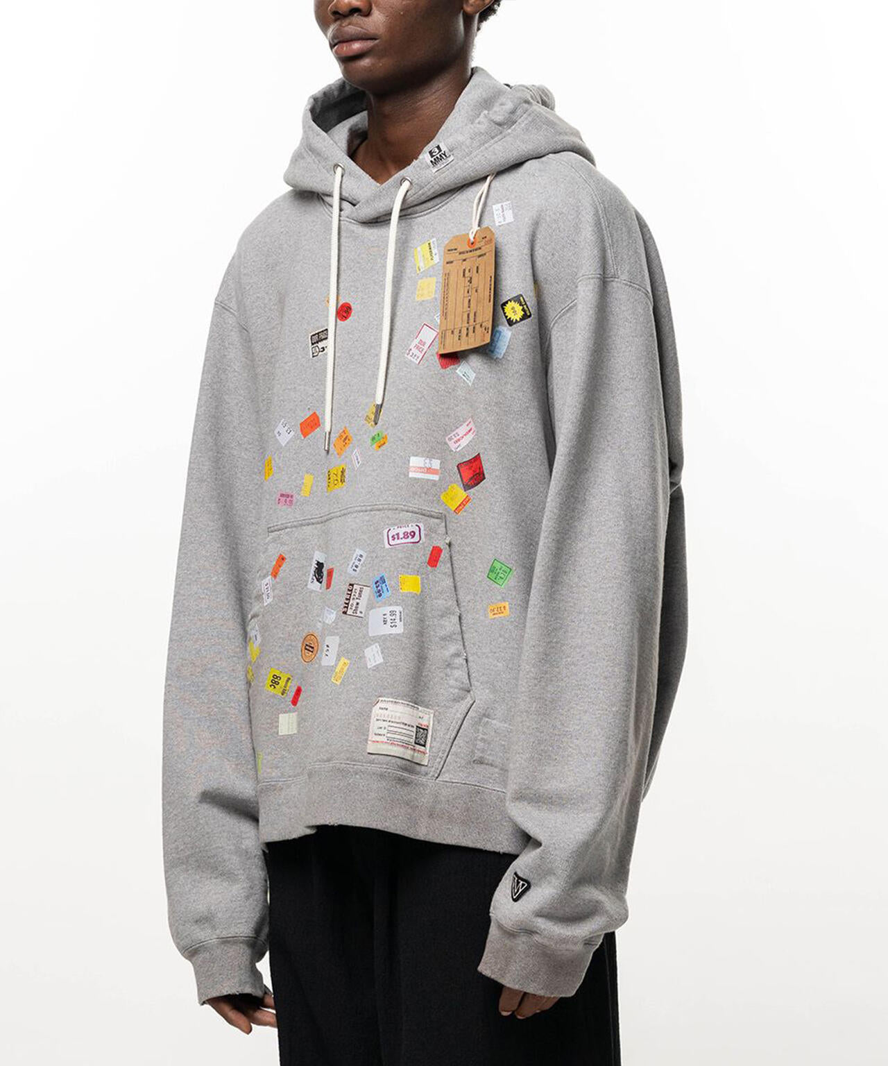 Maison MIHARAYASUHIRO/メゾン ミハラヤスヒロ/PRICE STICKER SWEAT HOODIE