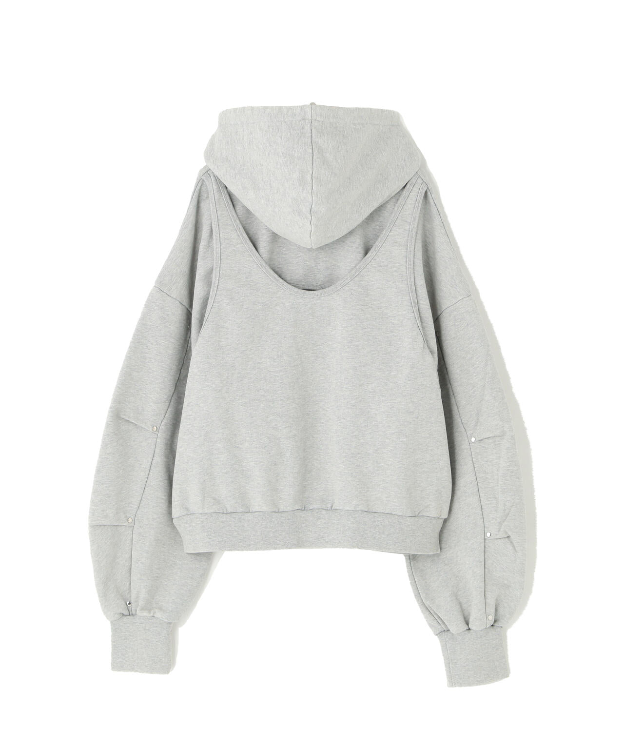 MITSUKI/ミツキ/FAUX MUFFLER HOODIE