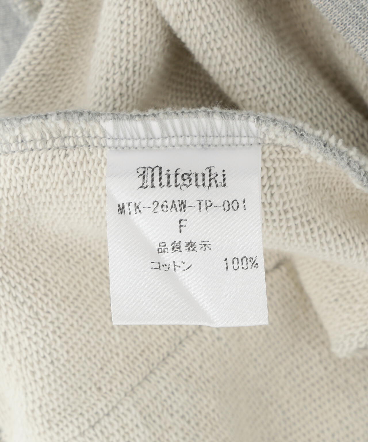 MITSUKI/ミツキ/FAUX MUFFLER HOODIE