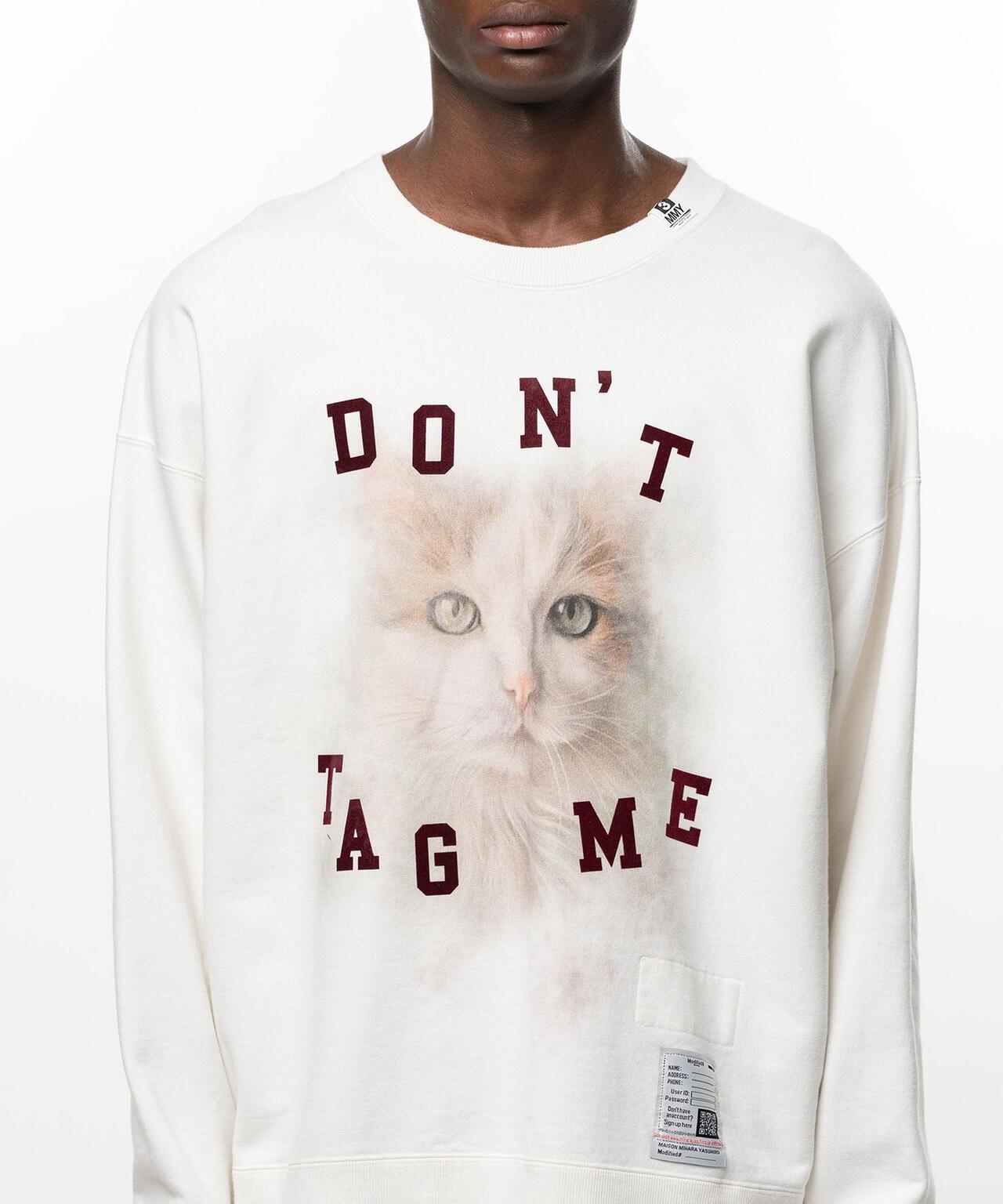 Maison MIHARAYASUHIRO/メゾン ミハラヤスヒロ/CAT PRINTED SWEAT PULLOVER