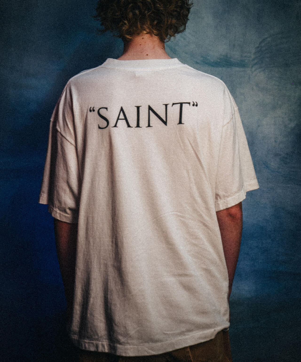 SAINT MICHAEL/セントマイケル/CKY_SS T--SHIRT/SAINT/WHITE