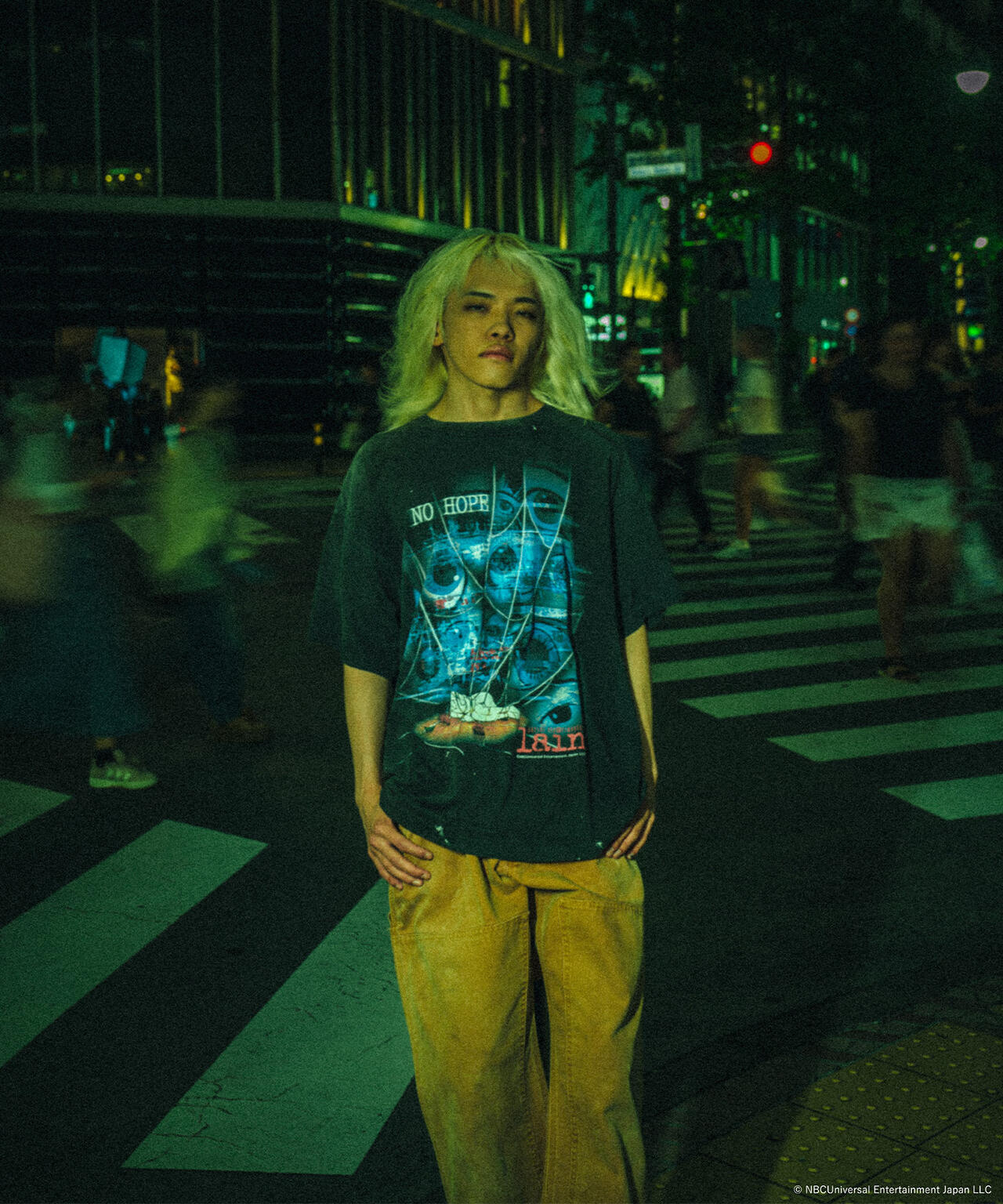 SAINT MICHAEL/セントマイケル/LAIN_SS T-SHIRT/NO HOPE/BLACK
