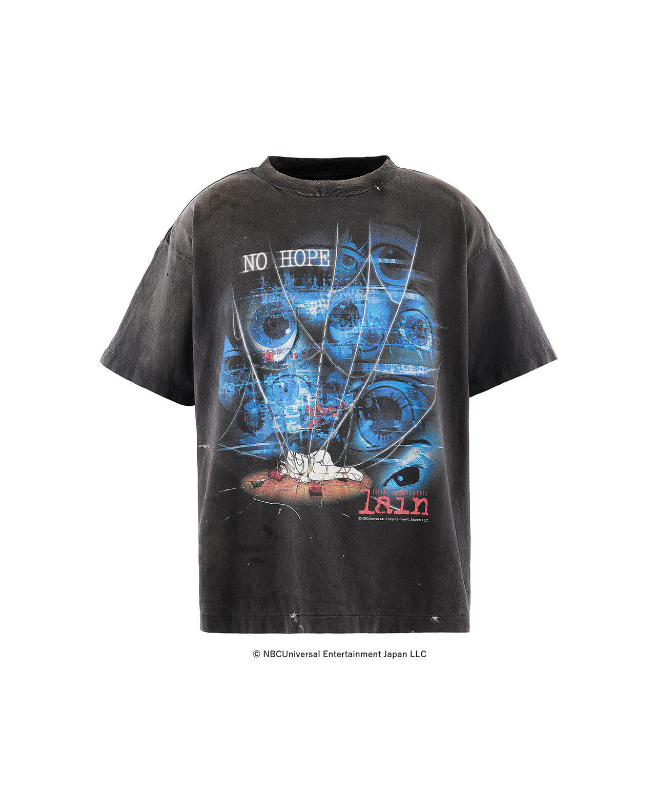 SAINT MICHAEL/セントマイケル/LAIN_SS T-SHIRT/NO HOPE/BLACK