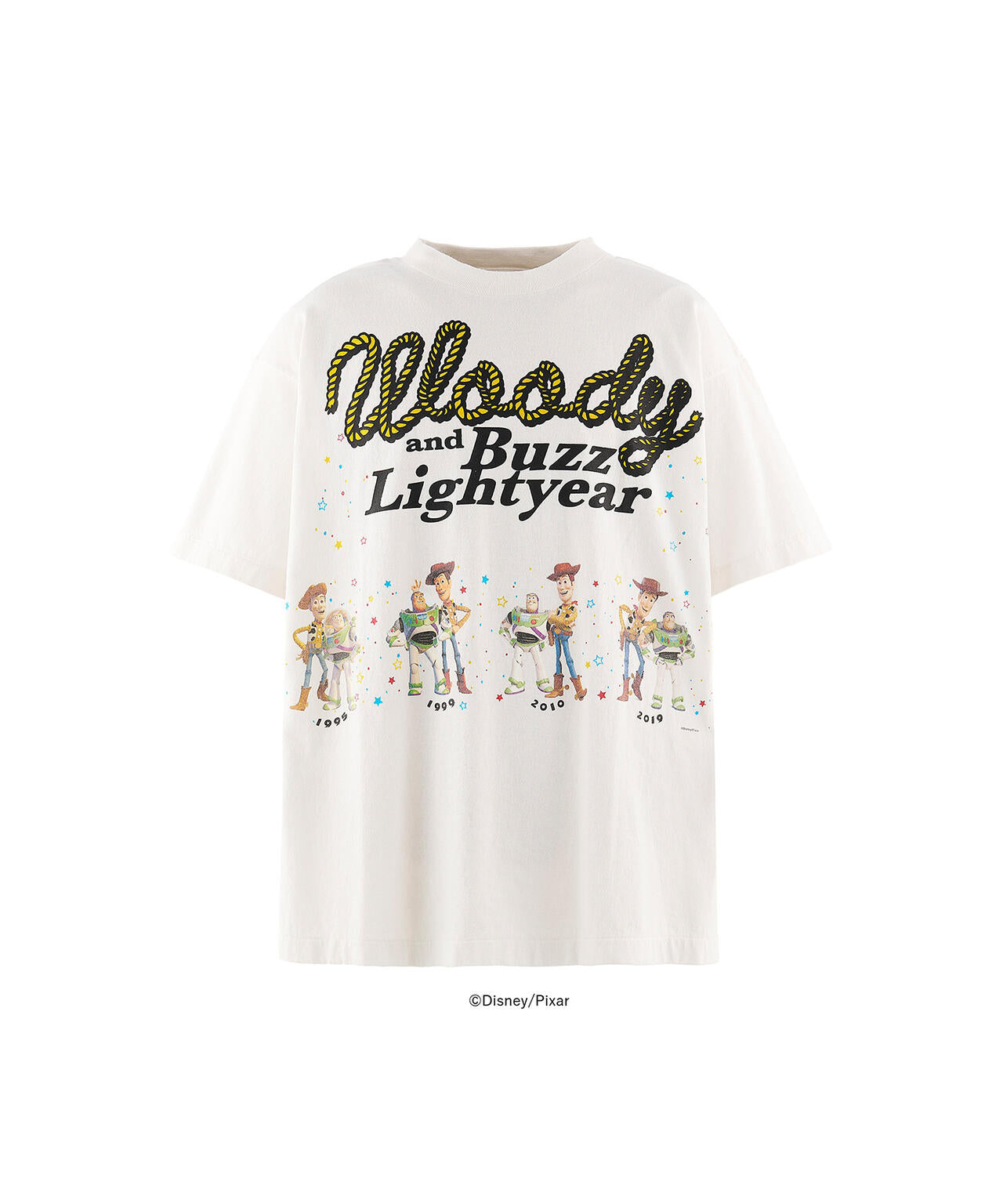 SAINT MICHAEL/セントマイケル/PIXAR_SS T-SHIRT/Woody&Buzz/WHITE