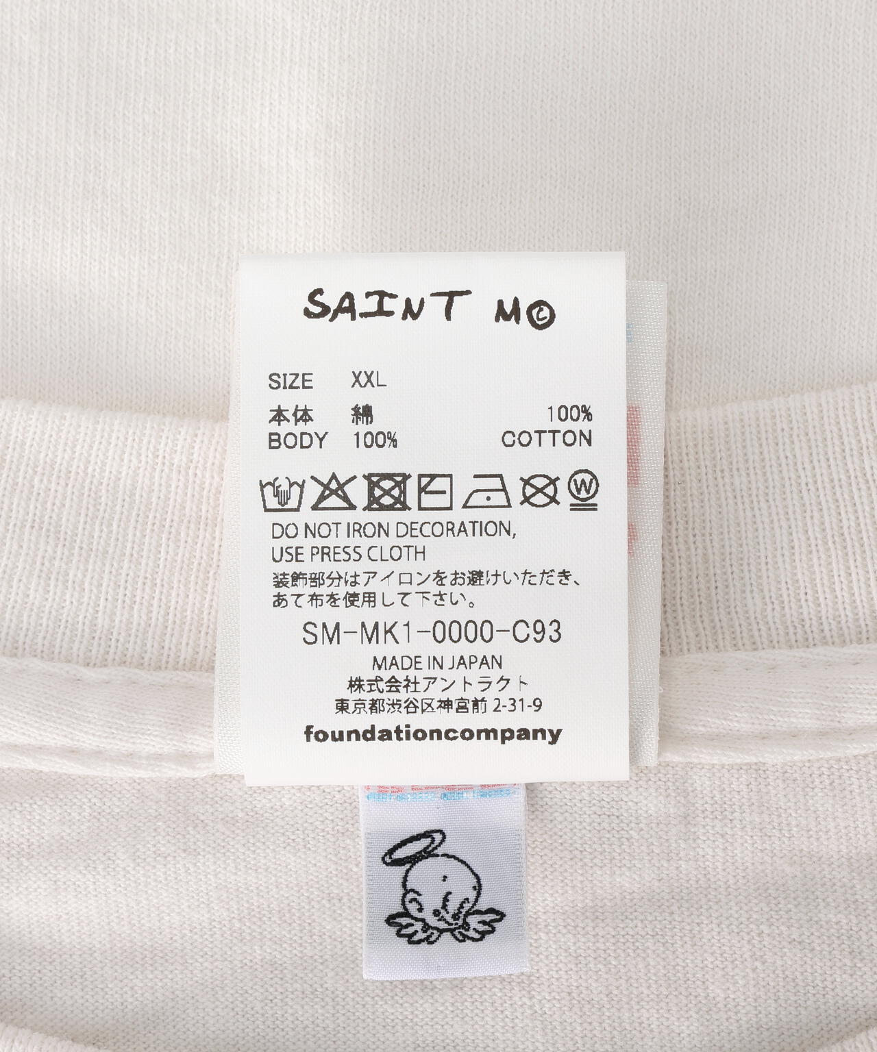 SAINT MICHAEL/セントマイケル/PIXAR_SS T-SHIRT/Woody&Buzz/WHITE