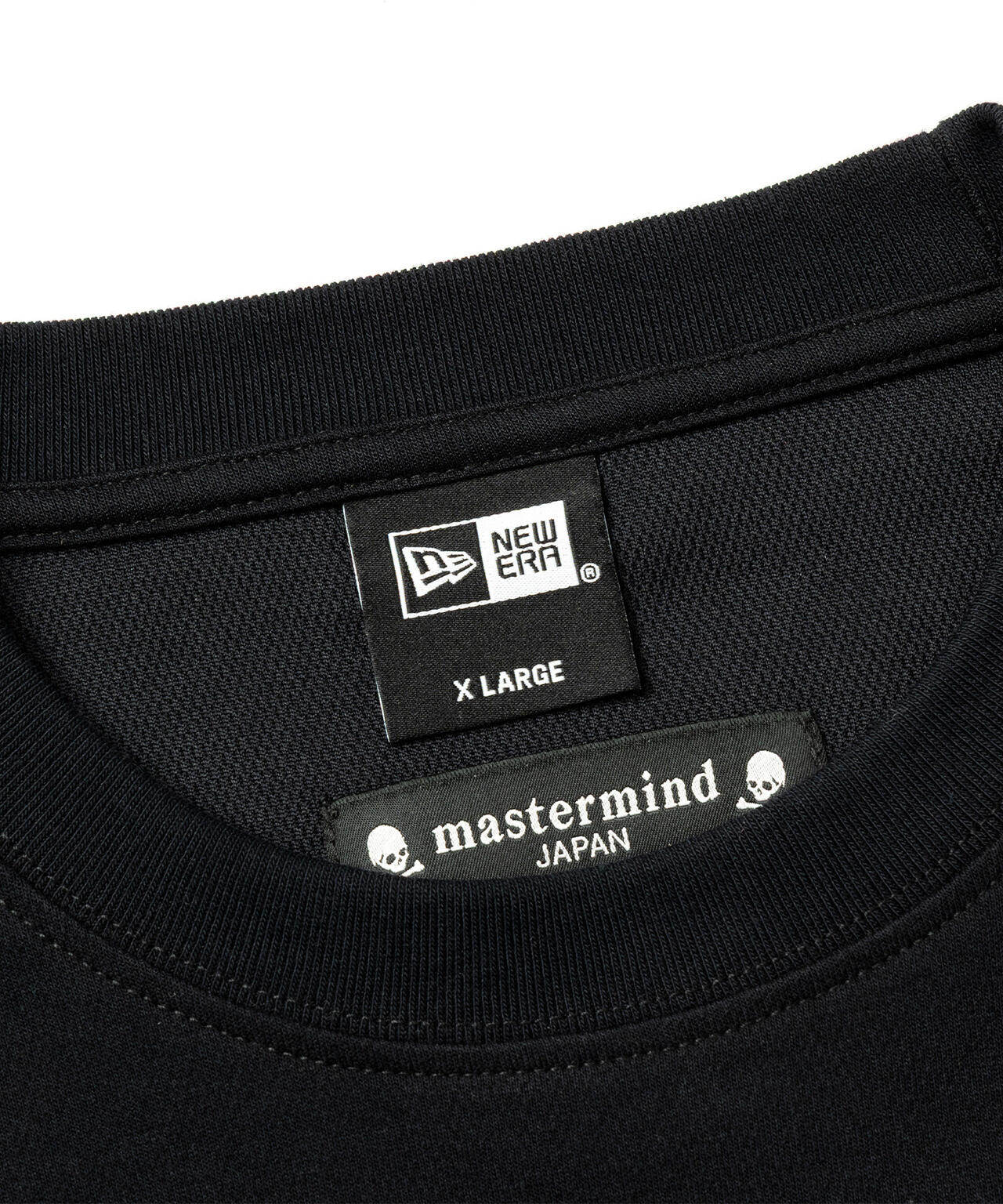 mastermind JAPAN×New Era/SS OS PTEE MMJ BACK PRINT BLACK