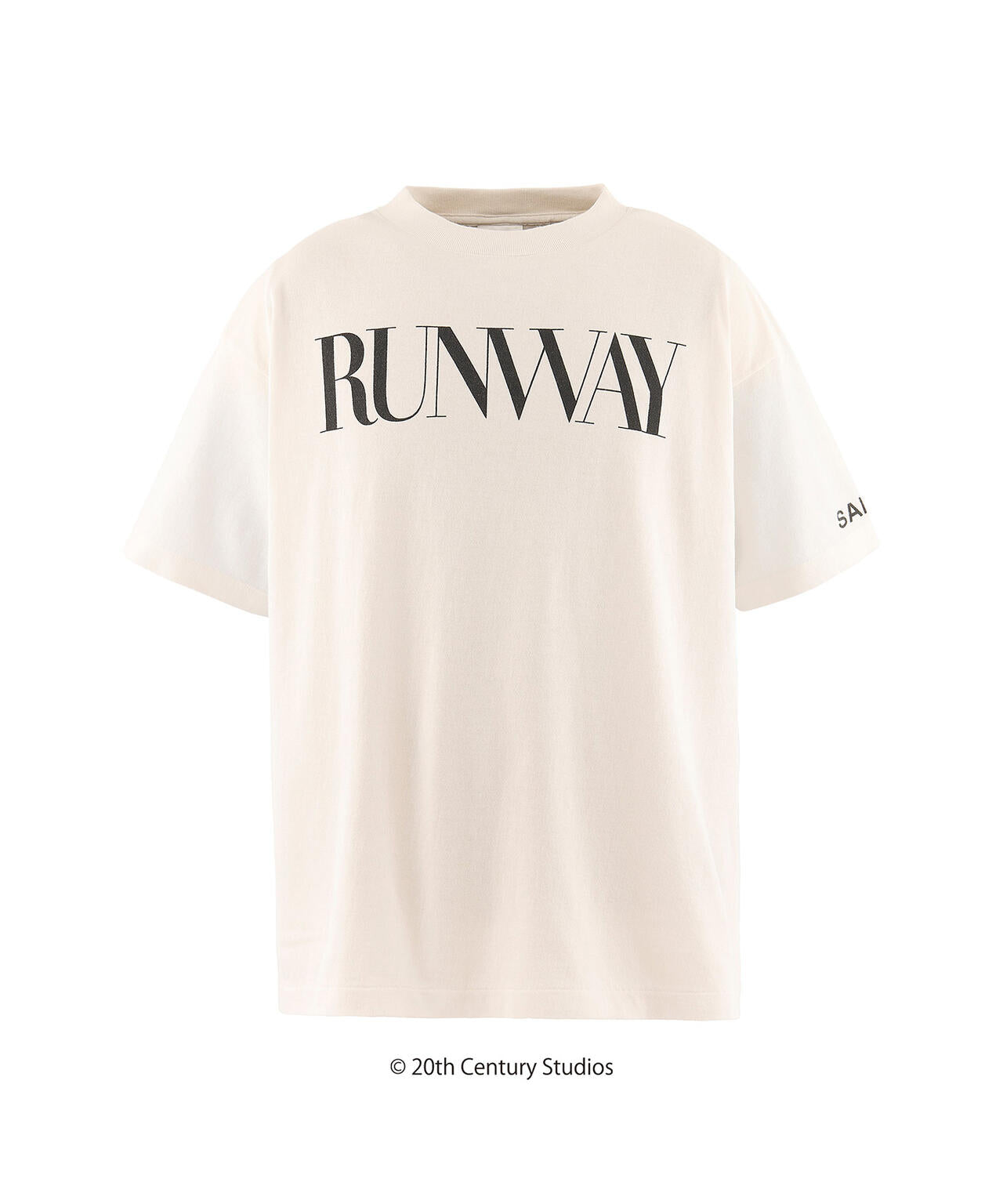 SAINT MICHAEL/セントマイケル/TDWP_SS TEE/RUNWAY/WHITE