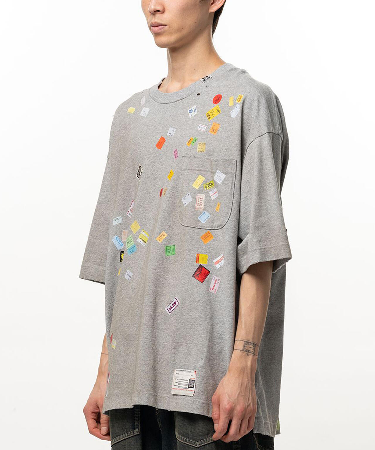 Maison MIHARAYASUHIRO/メゾン ミハラヤスヒロ/PRICE STICKER TEE