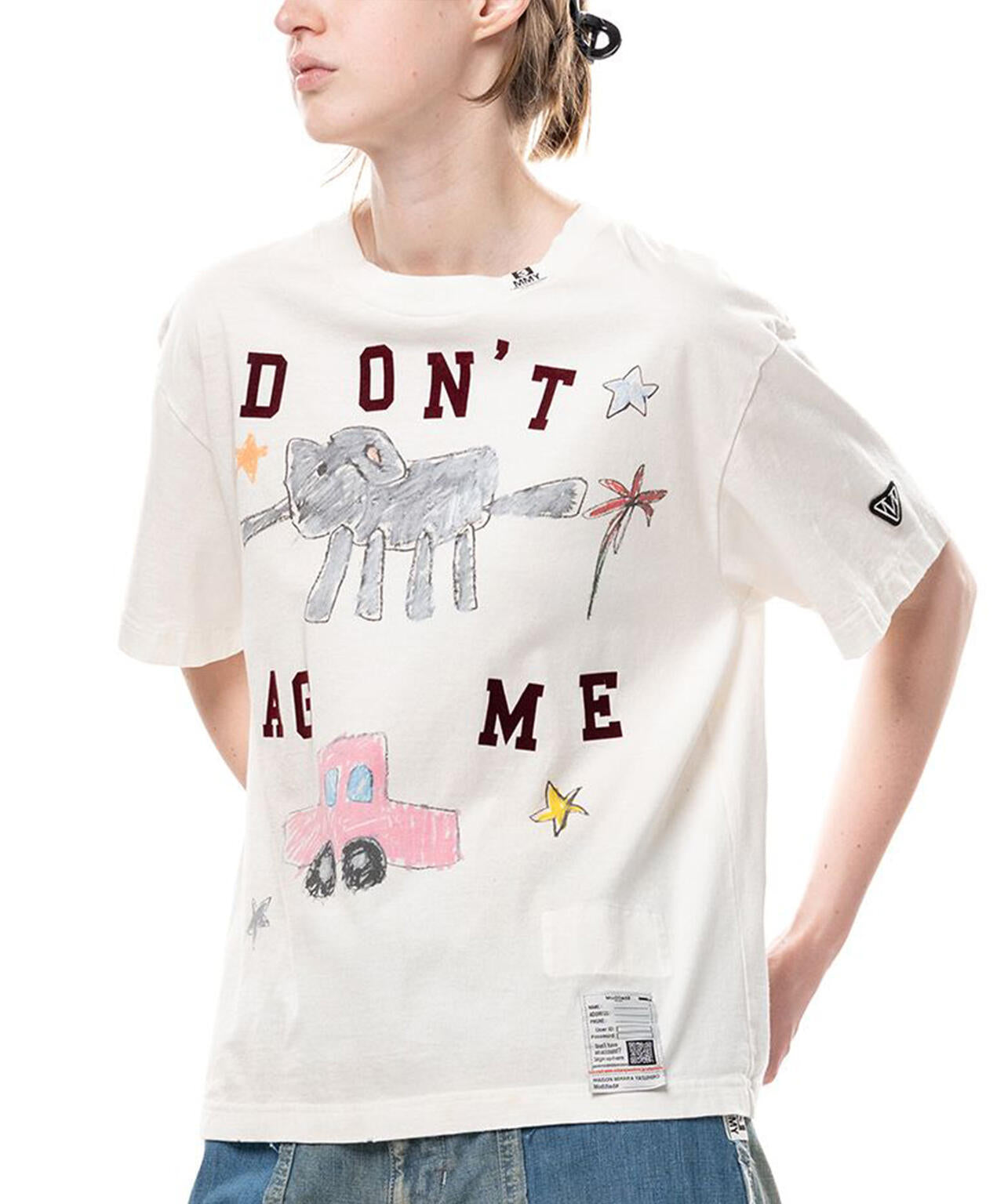 Maison MIHARAYASUHIRO/メゾン ミハラヤスヒロ/KIDS DOODLE TEE -ELEPHANT-