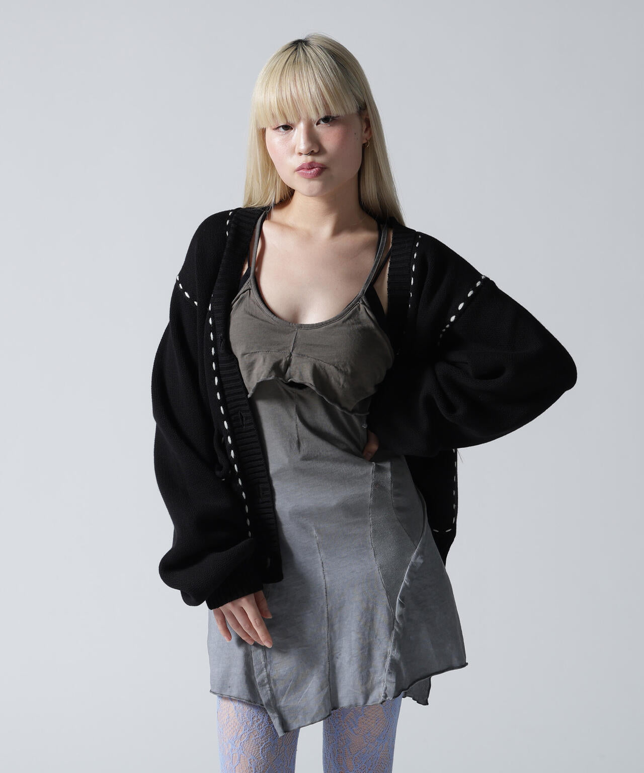 FR(13)NDS/フレンズ/STITCH KNIT CARDIGAN