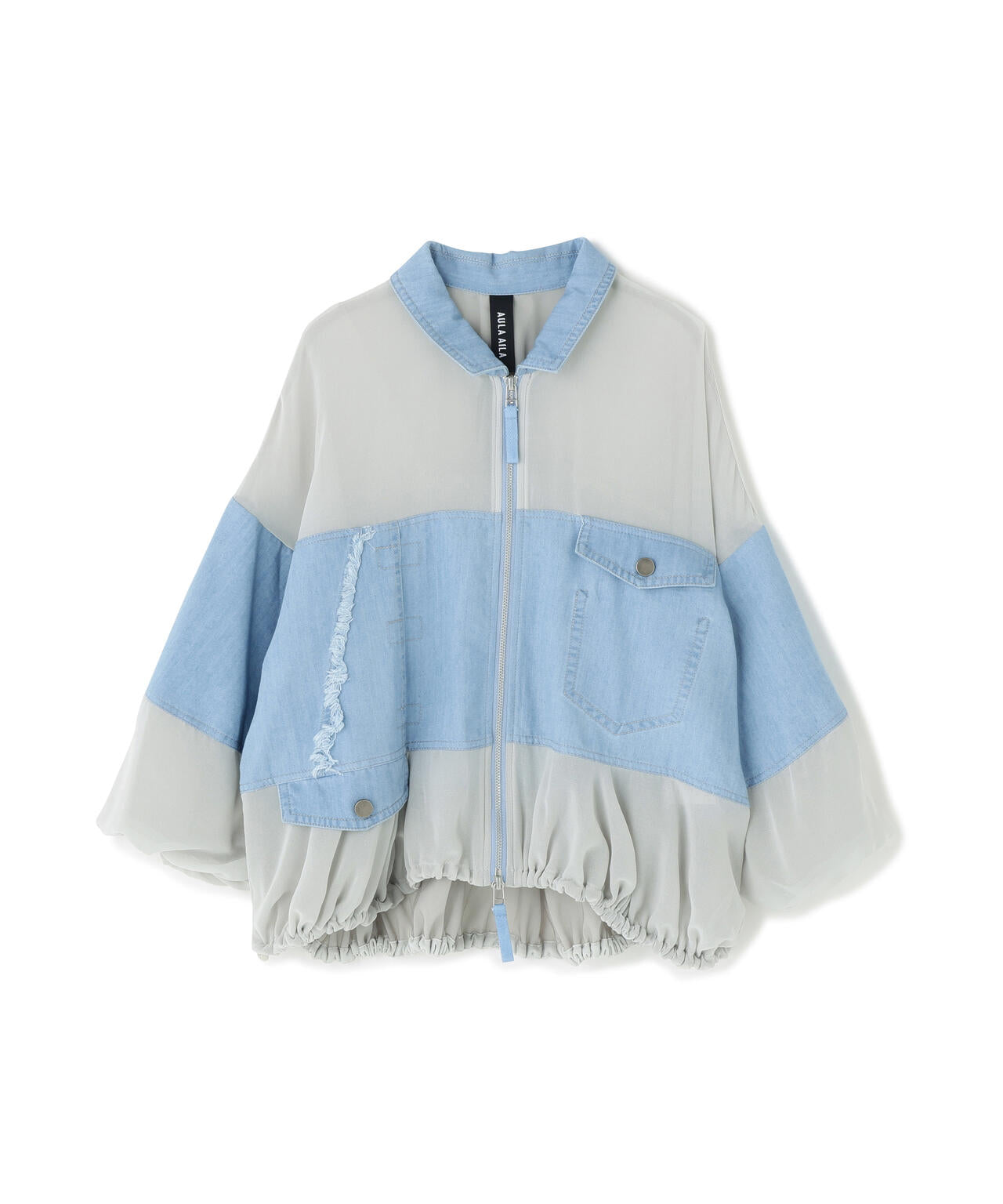 AULA AILA/アウラアイラ/DENIM COMBINATION BLOUSON