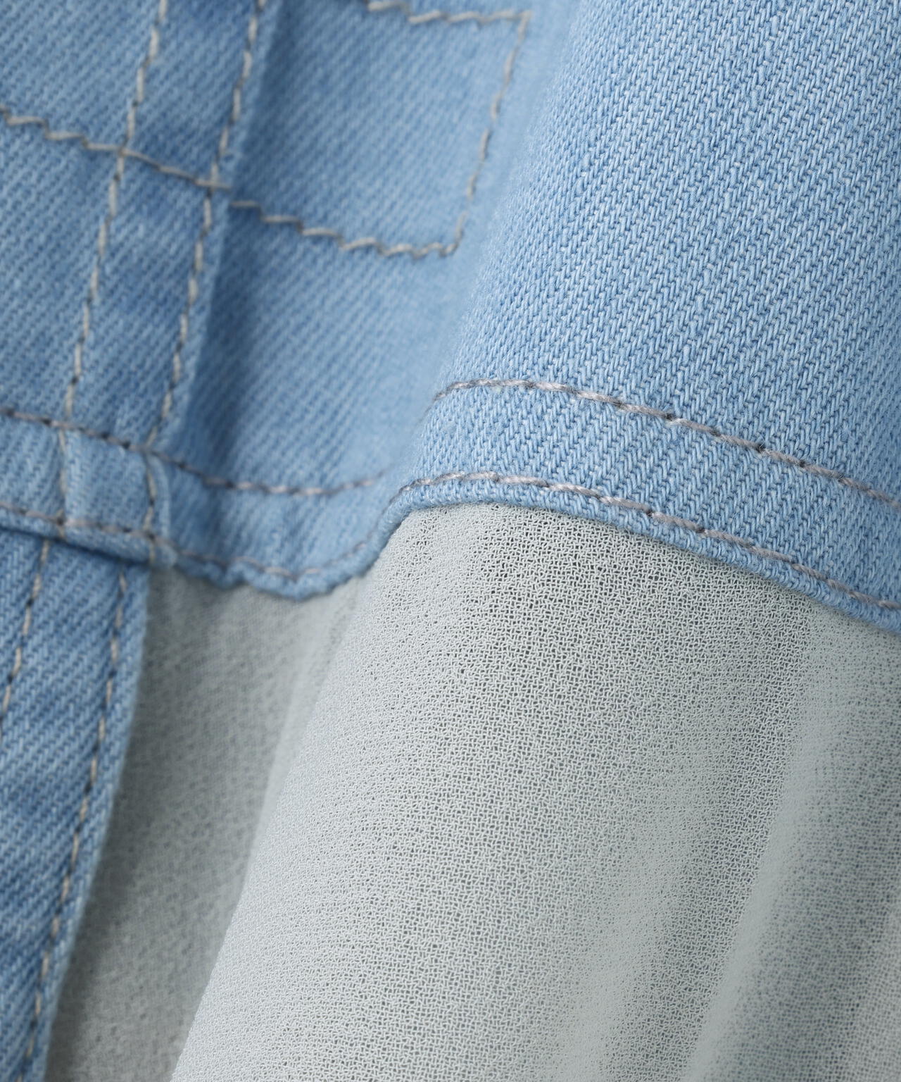 AULA AILA/アウラアイラ/DENIM COMBINATION BLOUSON