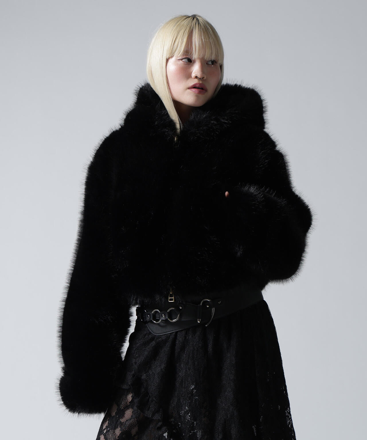FR(13)NDS/フレンズ/ECO FUR HOOD BLOUSON