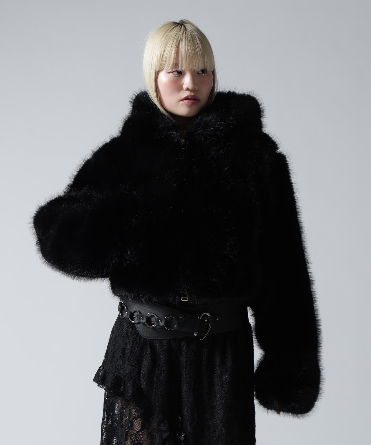 FR(13)NDS/フレンズ/ECO FUR HOOD BLOUSON